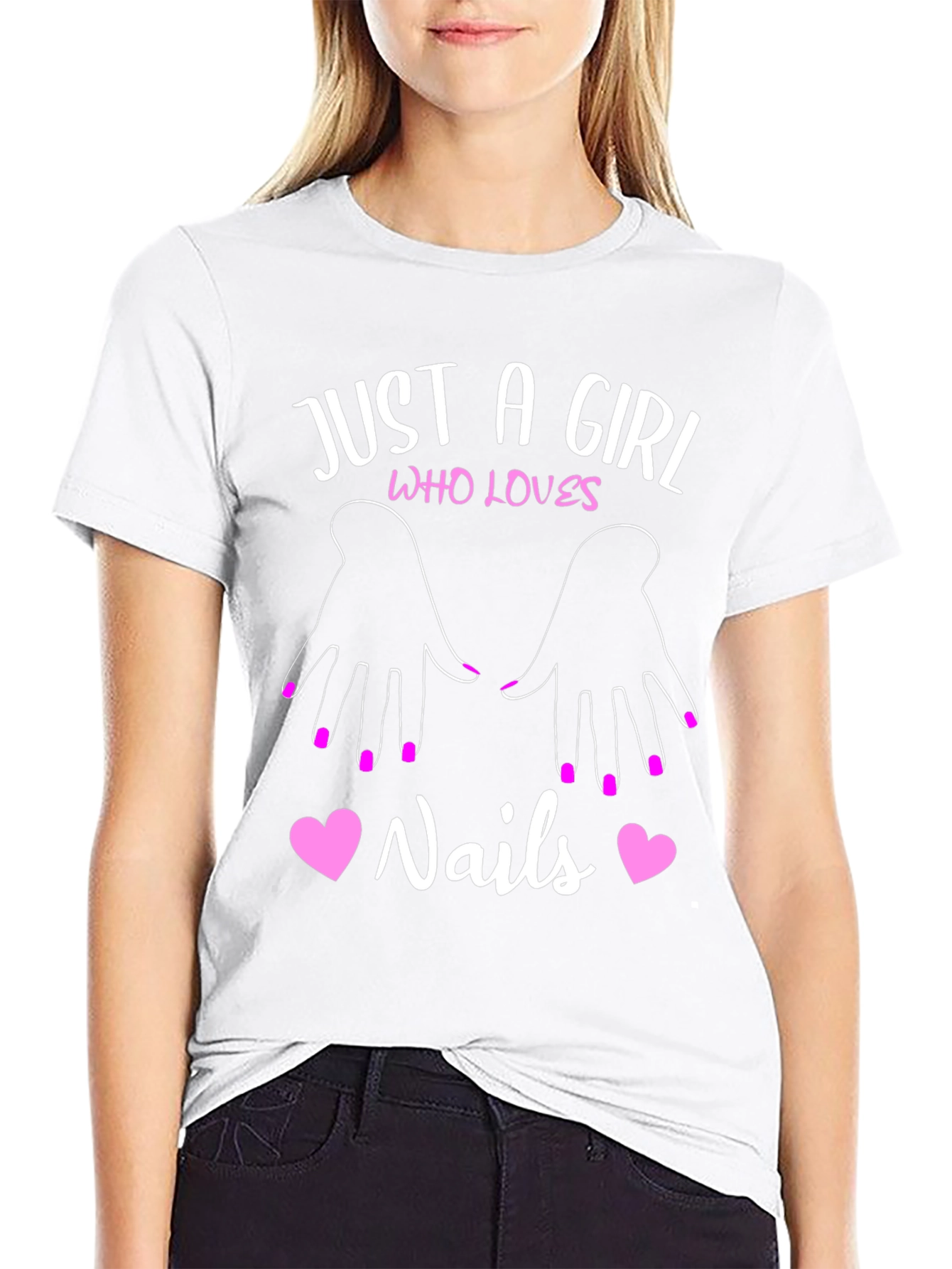 Just A Girl Who Loves Nails T-Shirt