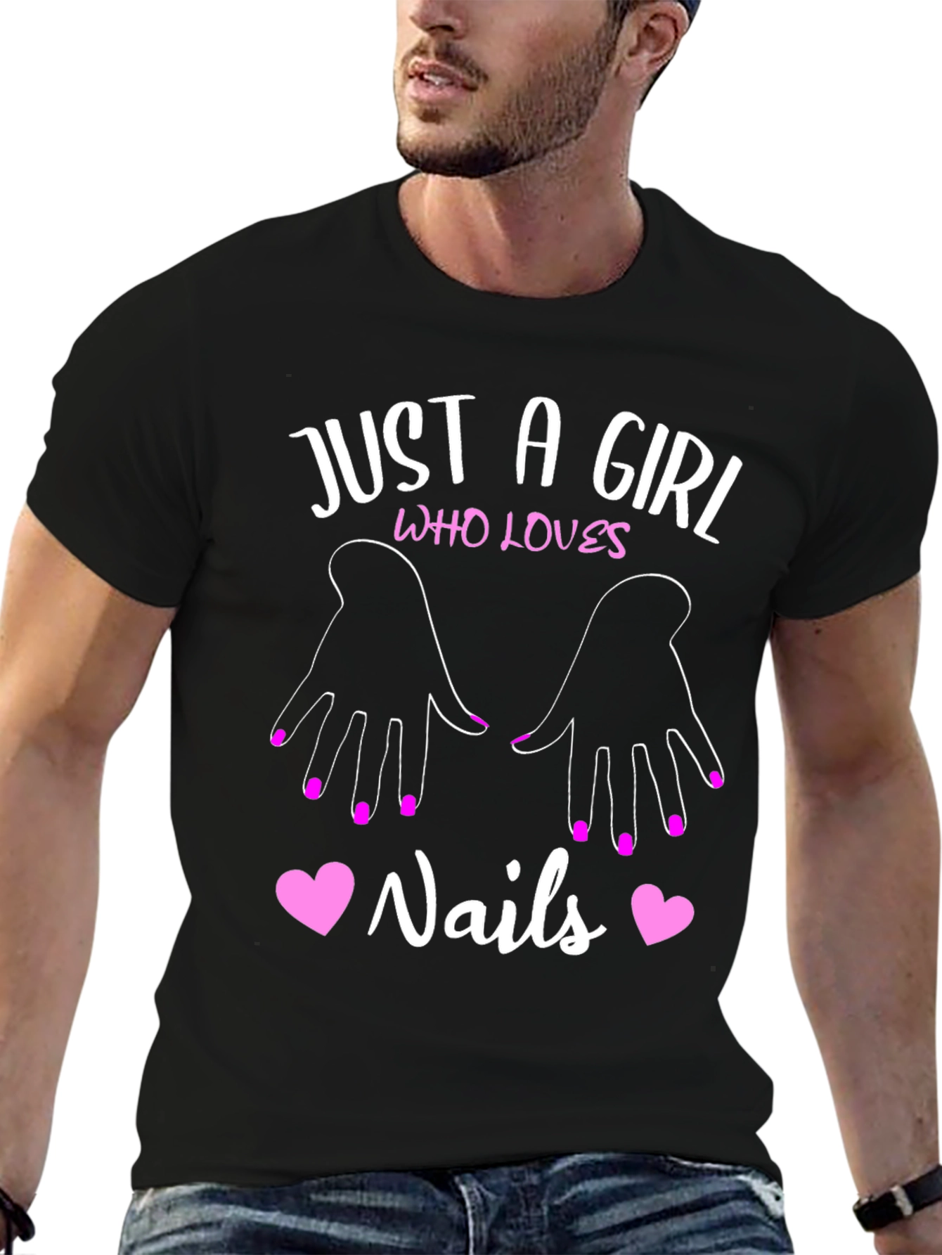 Just A Girl Who Loves Nails T-Shirt
