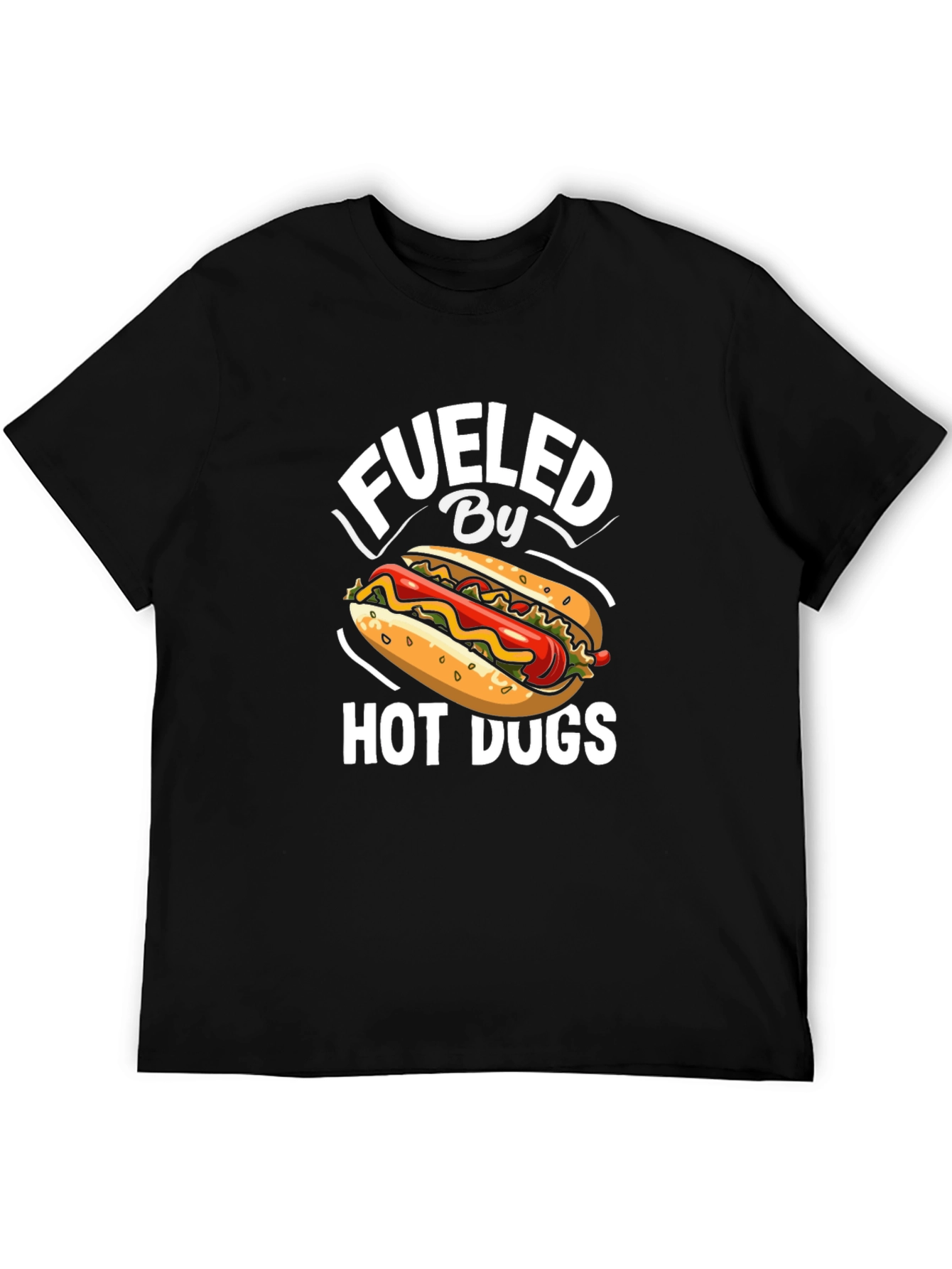 Fueled by Hot Dogs Graphic T-Shirt