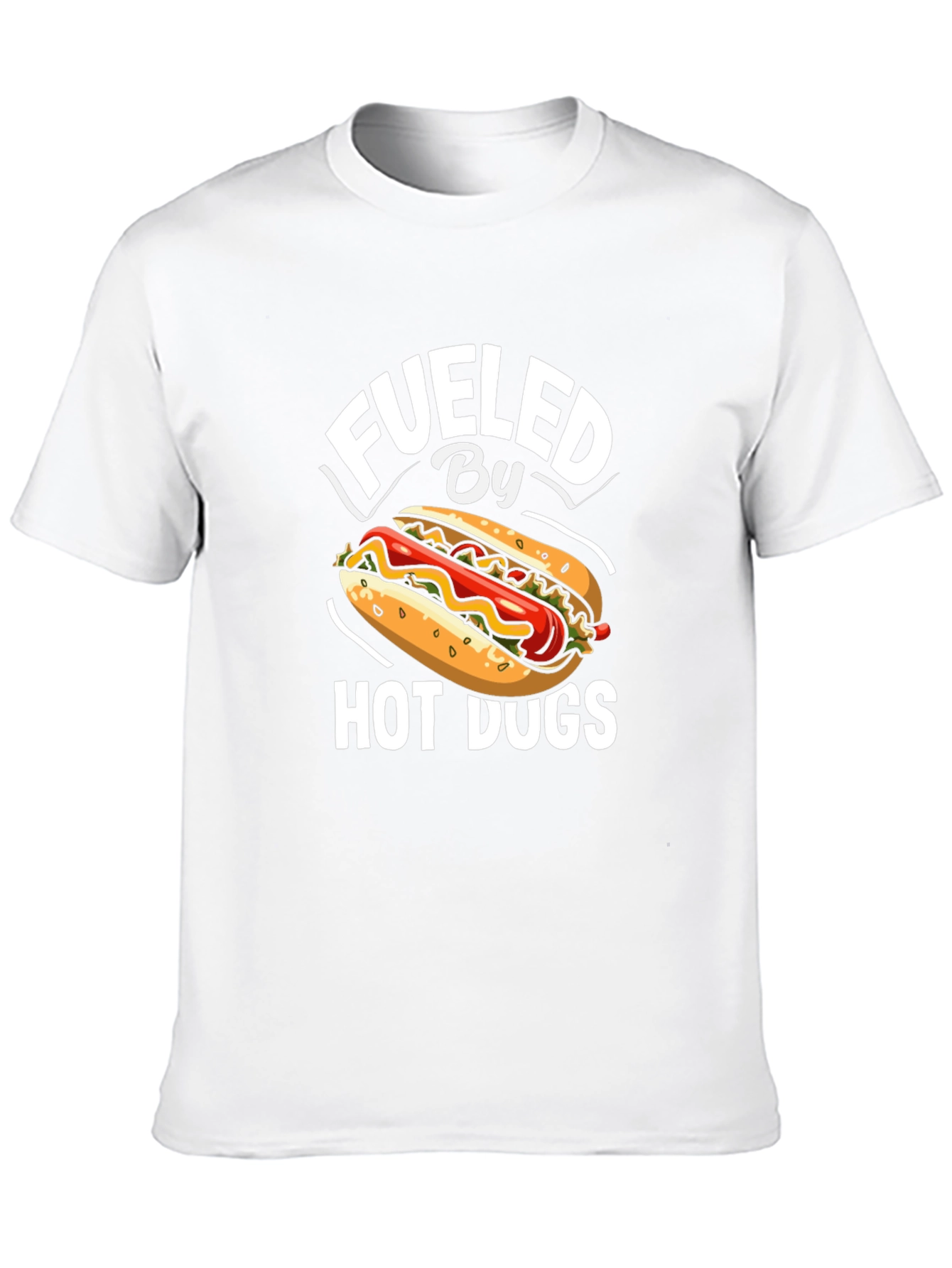 Fueled by Hot Dogs Graphic T-Shirt