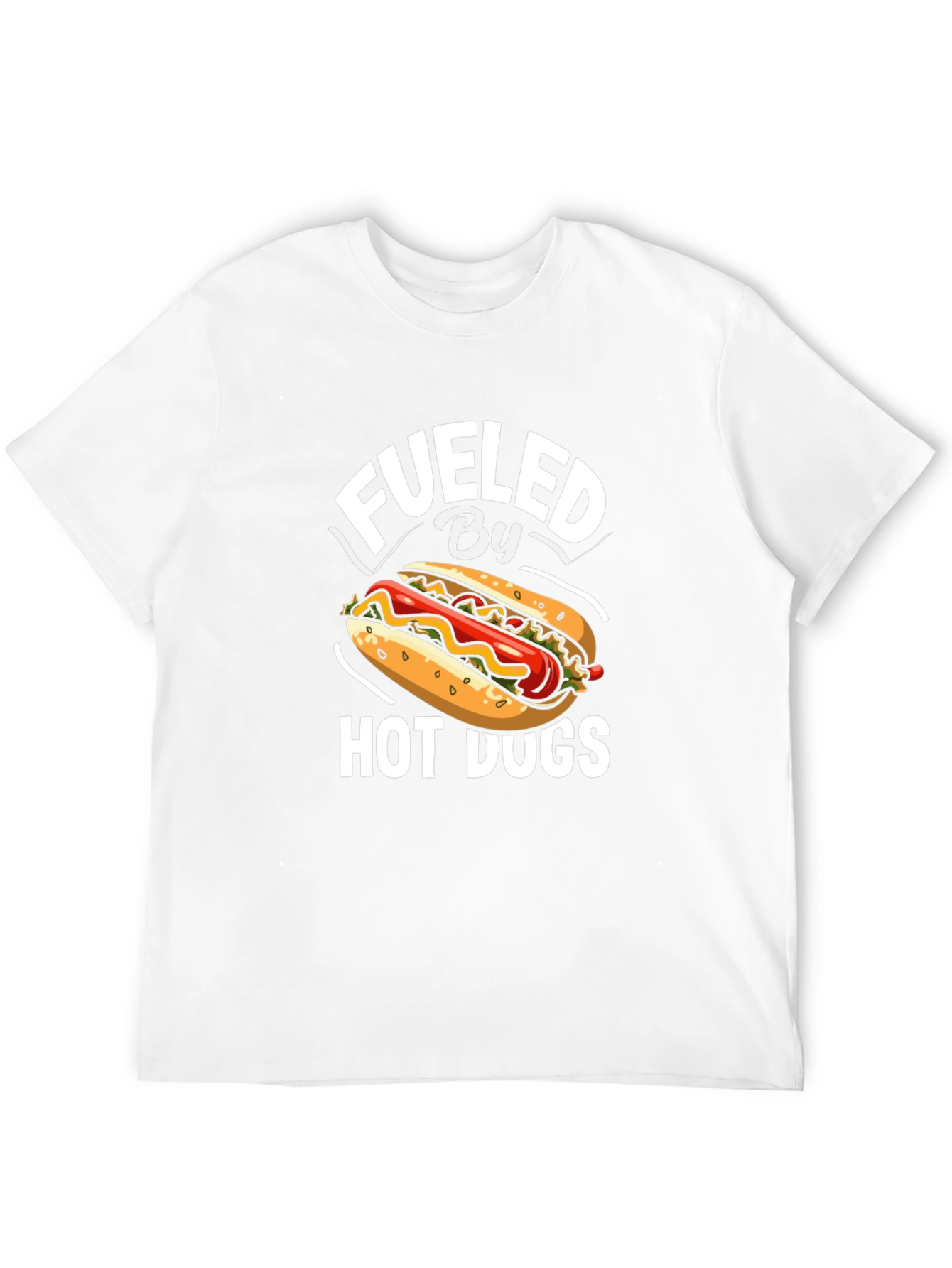 Fueled by Hot Dogs Graphic T-Shirt