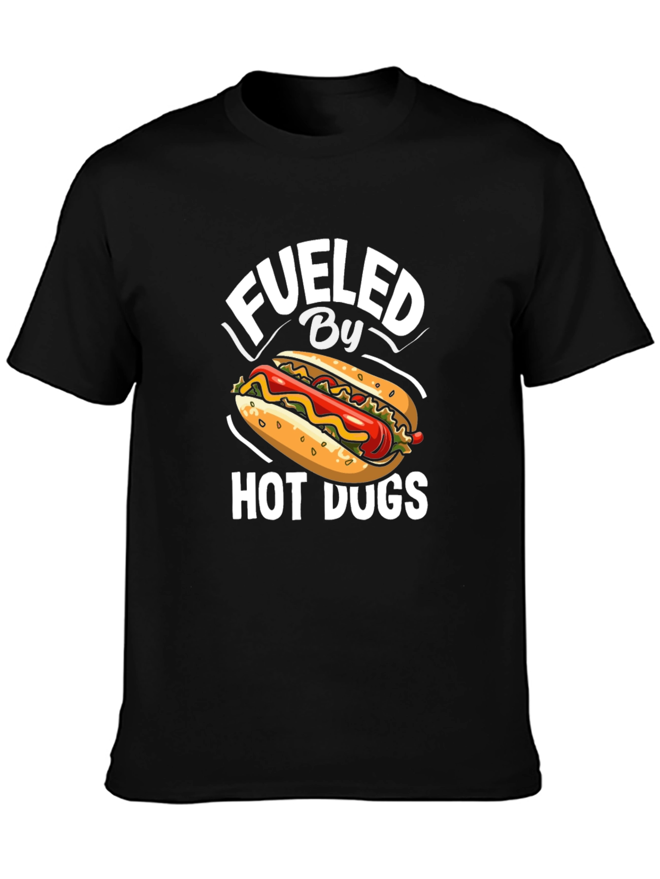 Fueled by Hot Dogs Graphic T-Shirt