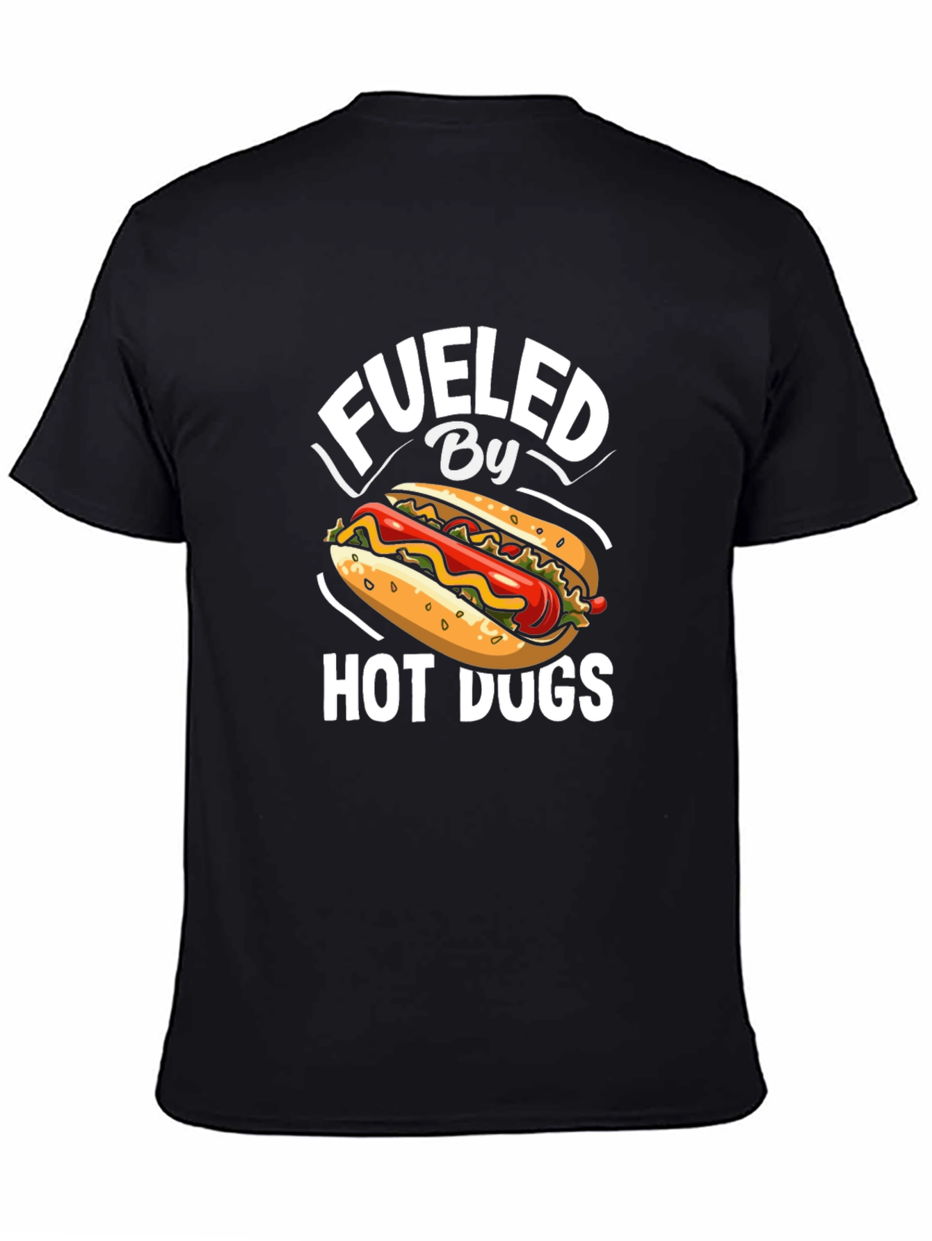 Fueled by Hot Dogs Graphic T-Shirt