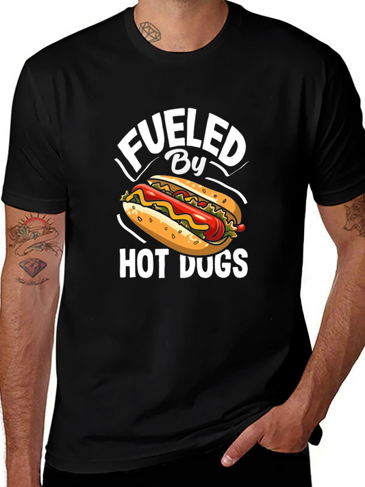 Fueled by Hot Dogs Graphic T-Shirt