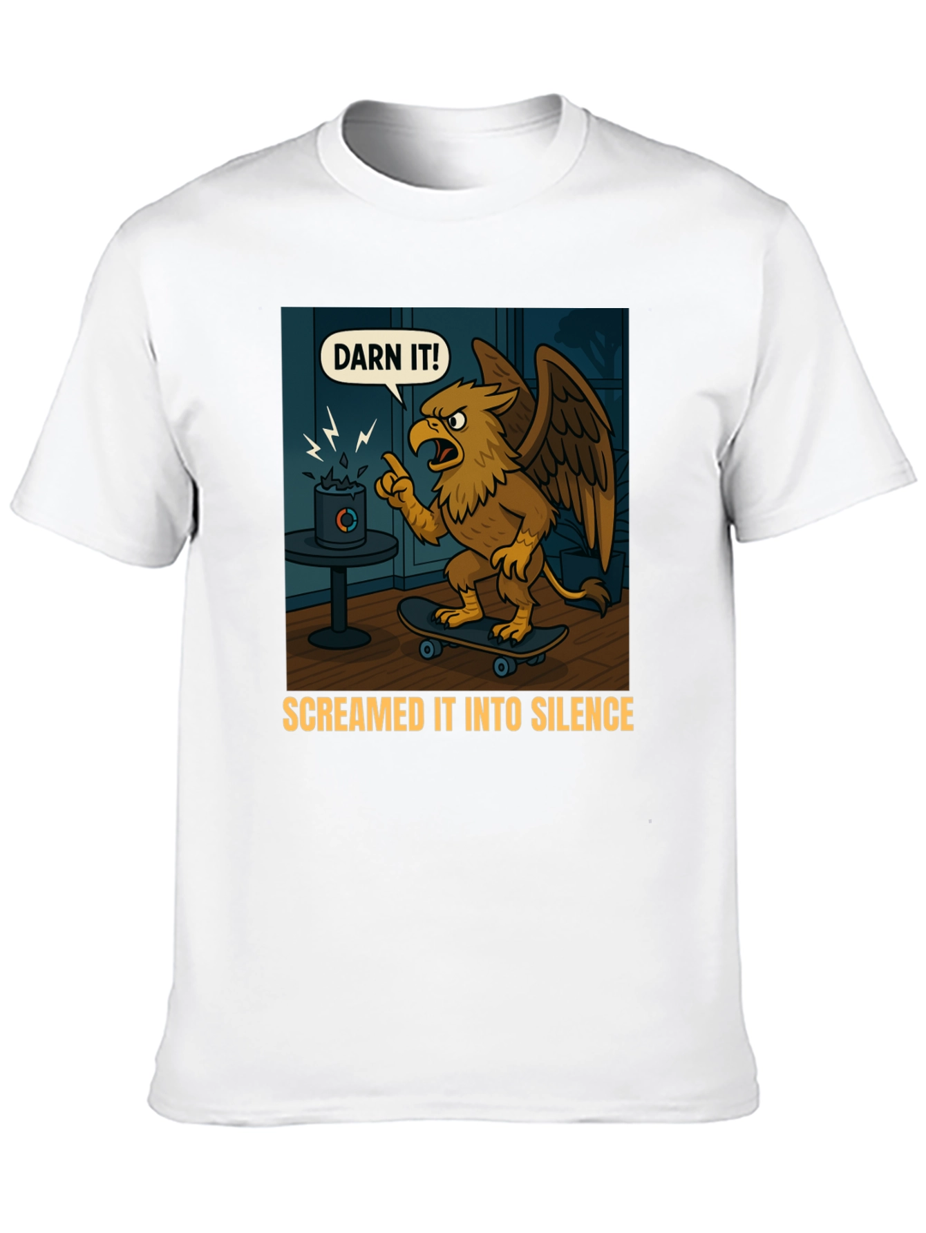 Darn It! Gryphon Skateboard T-Shirt