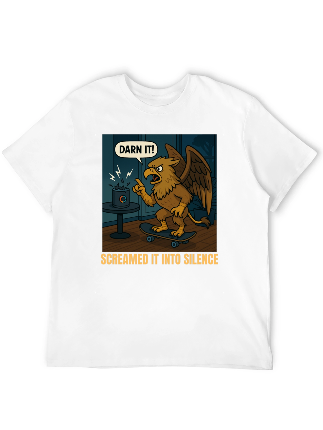 Darn It! Gryphon Skateboard T-Shirt