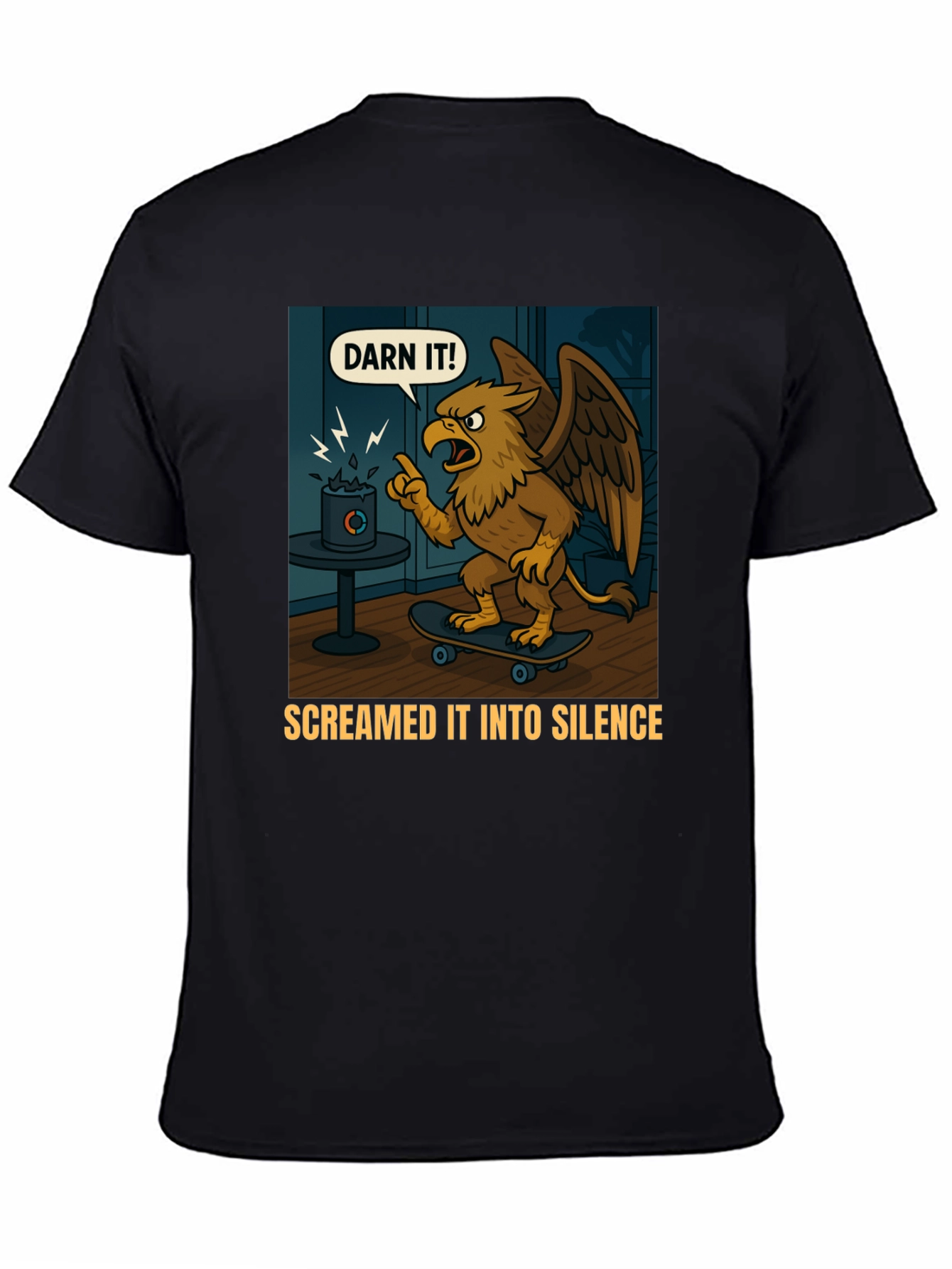 Darn It! Gryphon Skateboard T-Shirt