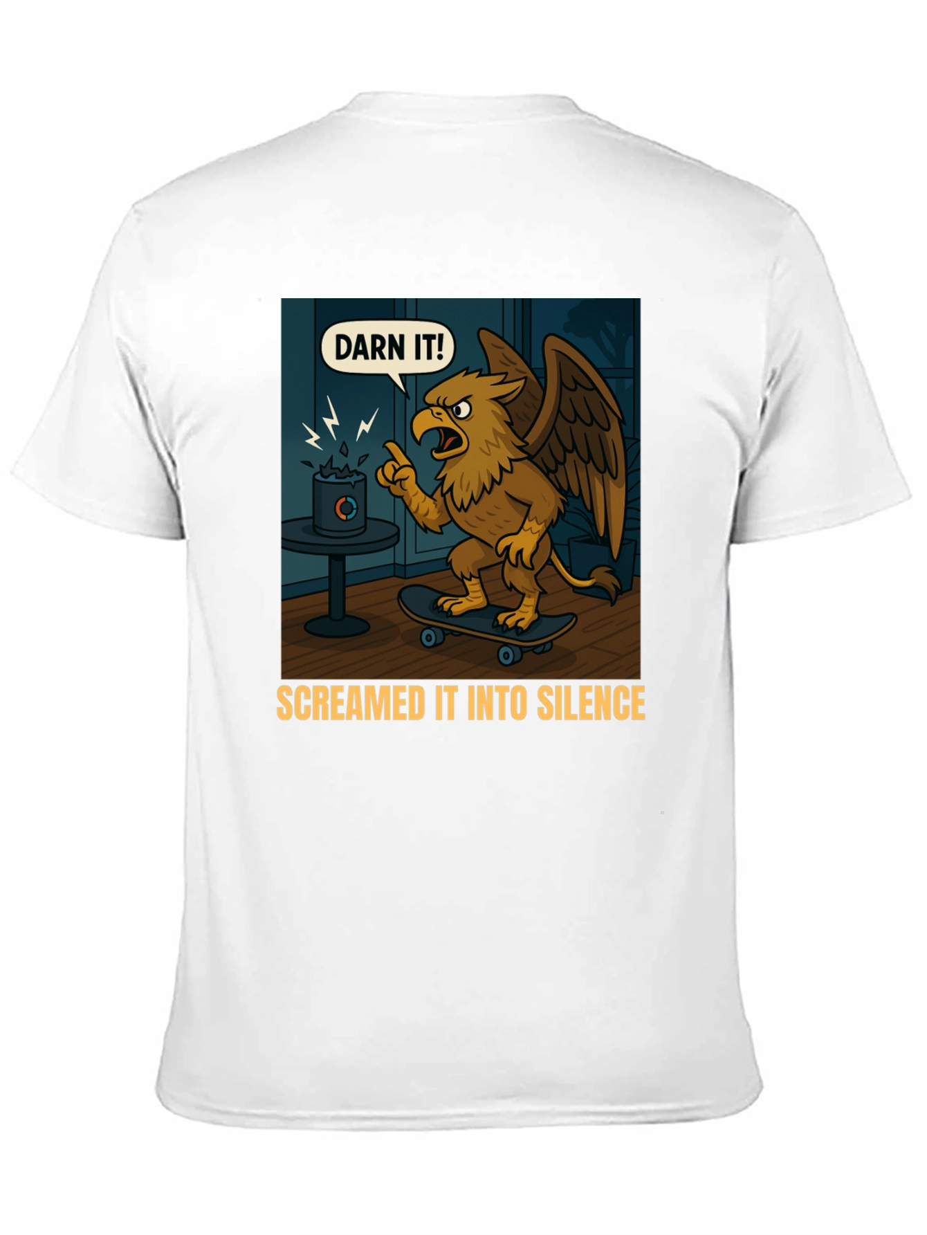 Darn It! Gryphon Skateboard T-Shirt