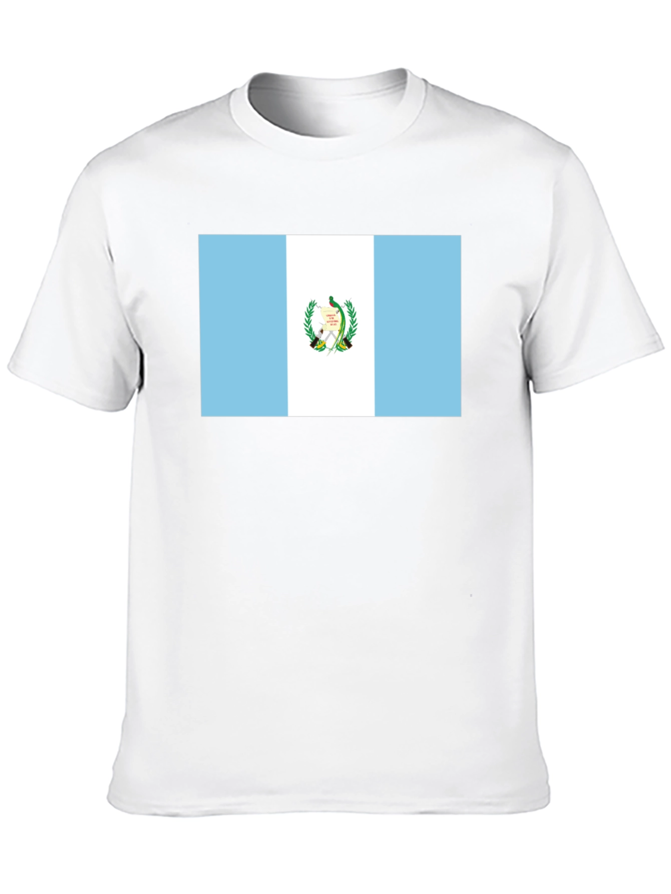 Guatemala Flag T-Shirt - Black Tee