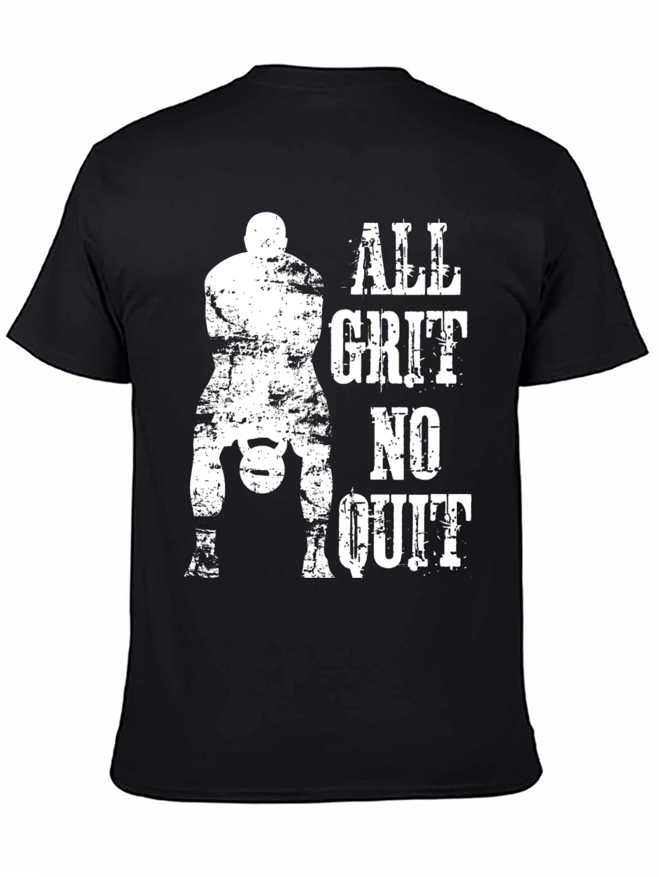 All Grit No Quit Graphic Tee - Black