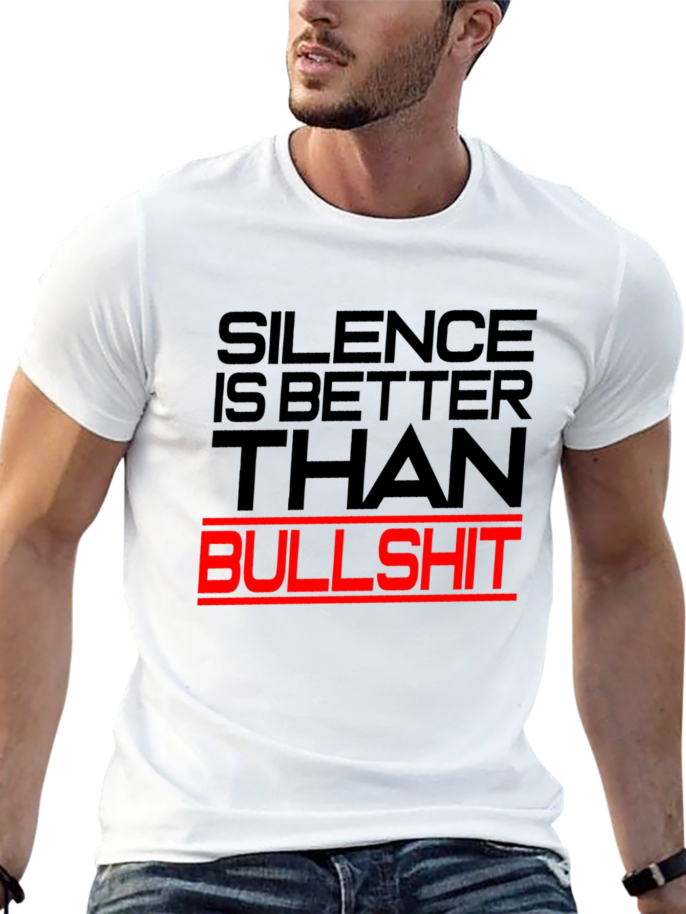 Silence is Better T-Shirt - Bold Statement Tee