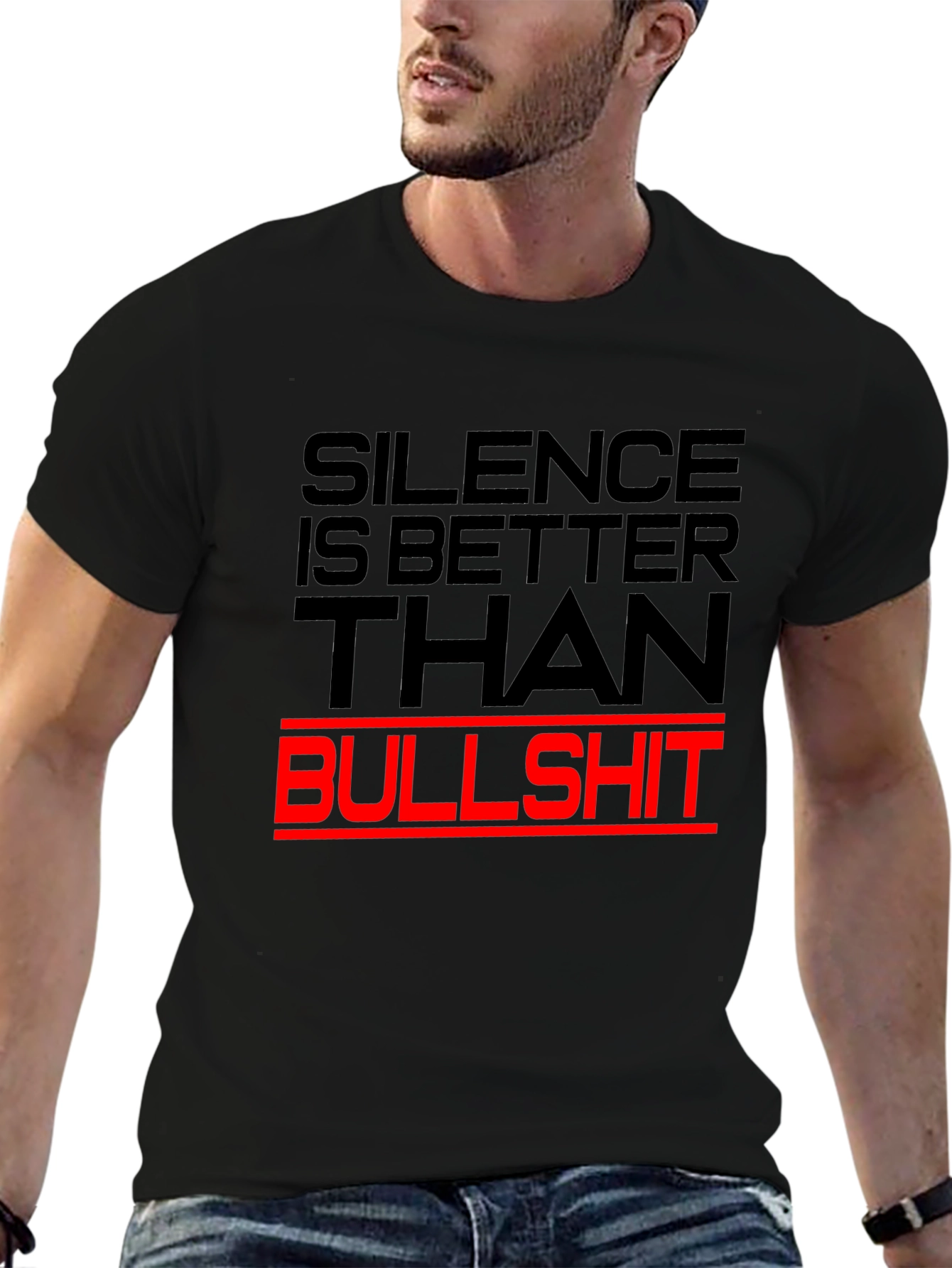 Silence is Better T-Shirt - Bold Statement Tee
