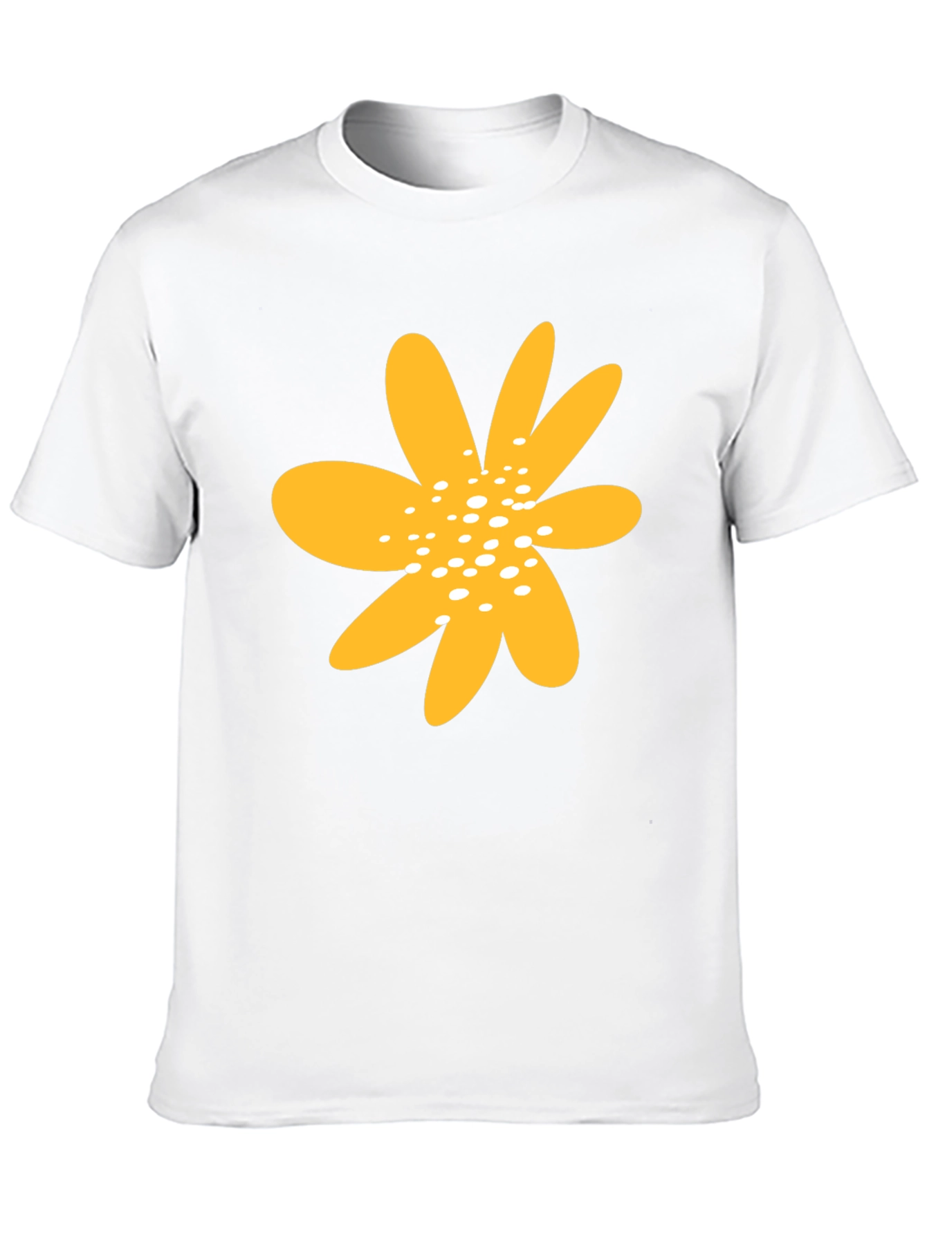 Bold Floral Graphic Black T-Shirt