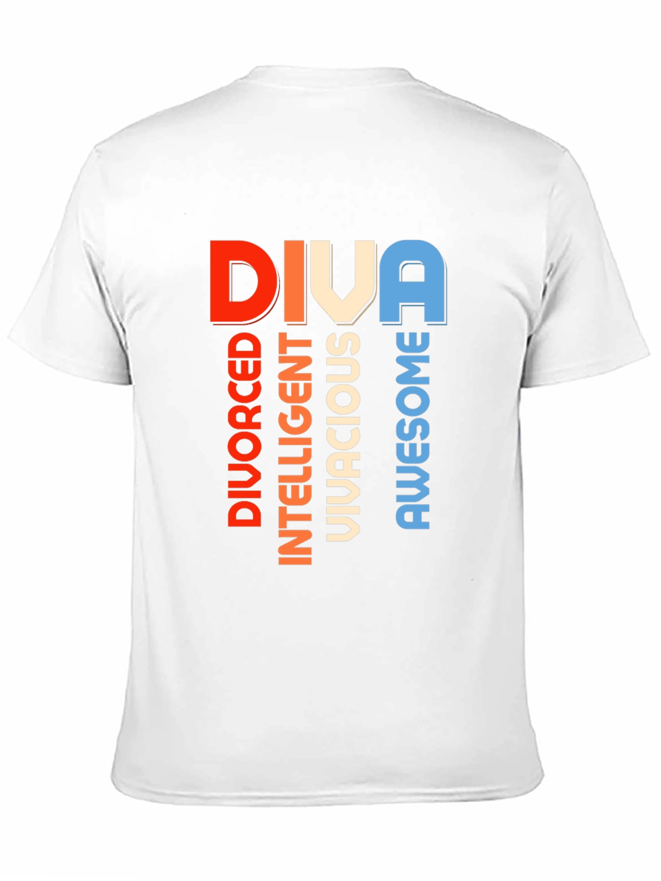 DIVA Graphic T-Shirt - Divorced Intelligent Vivacious Awesome