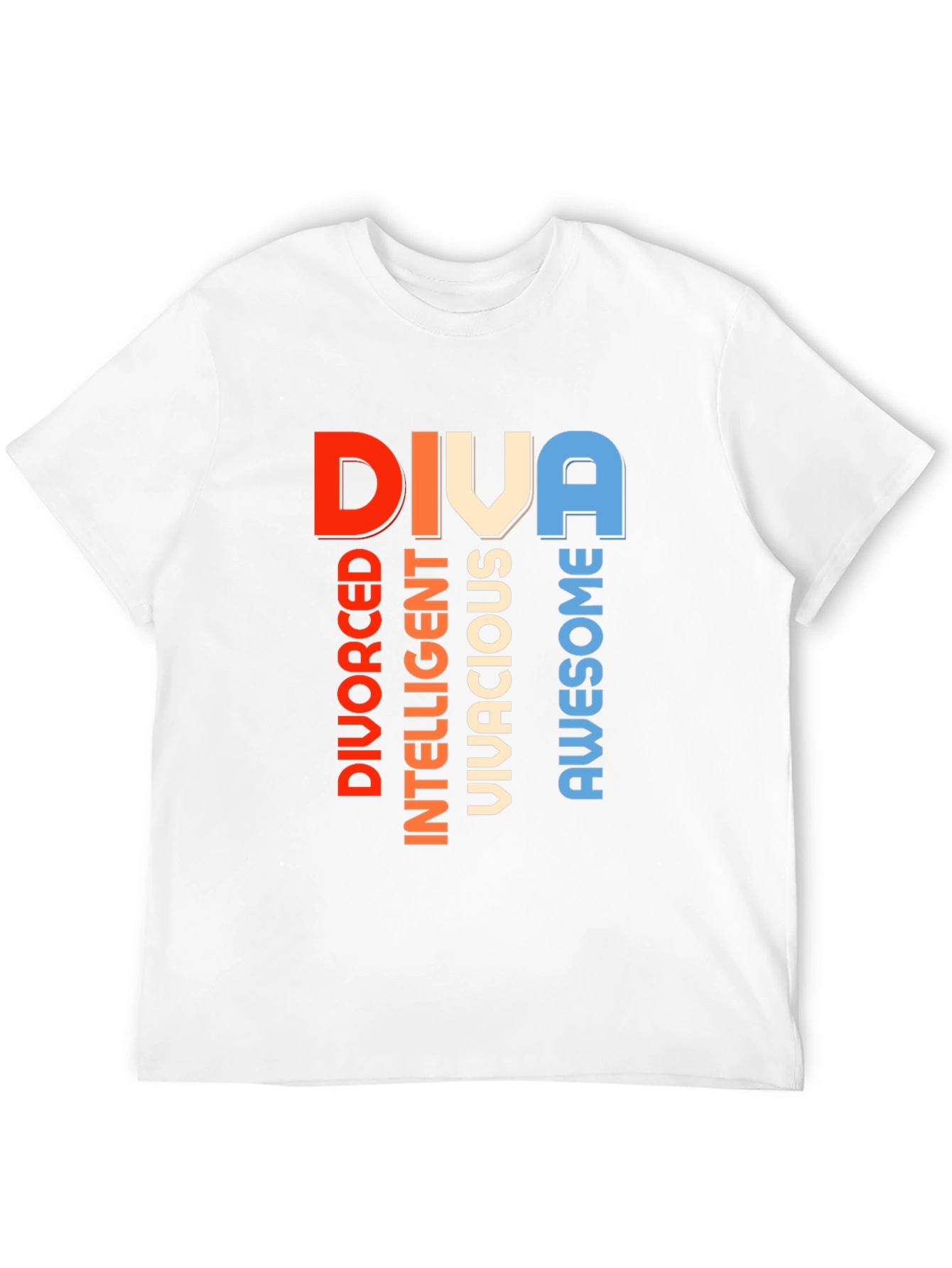 DIVA Graphic T-Shirt - Divorced Intelligent Vivacious Awesome