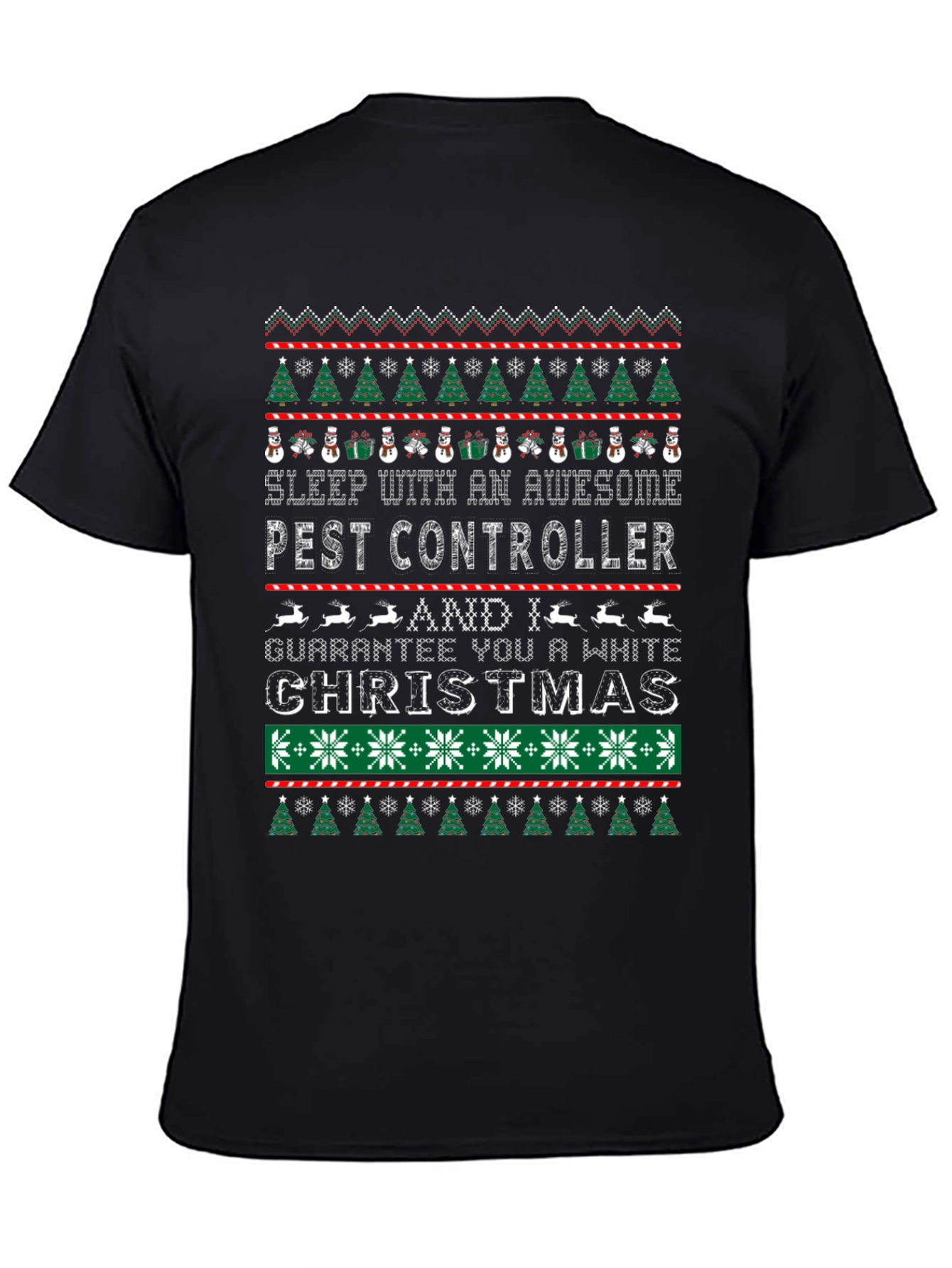 Awesome Pest Controller Ugly Christmas Sweater T-Shirt