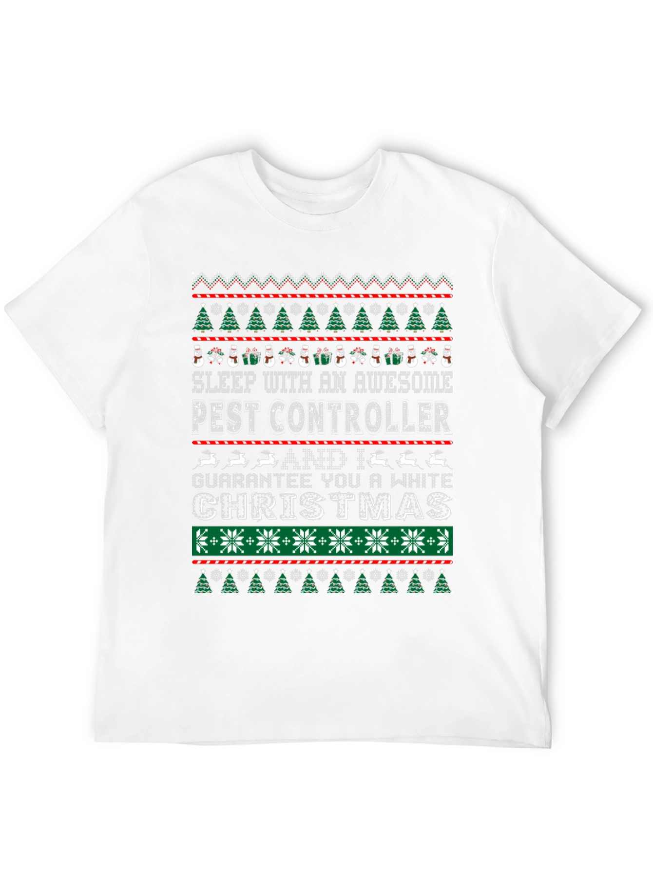 Awesome Pest Controller Ugly Christmas Sweater T-Shirt