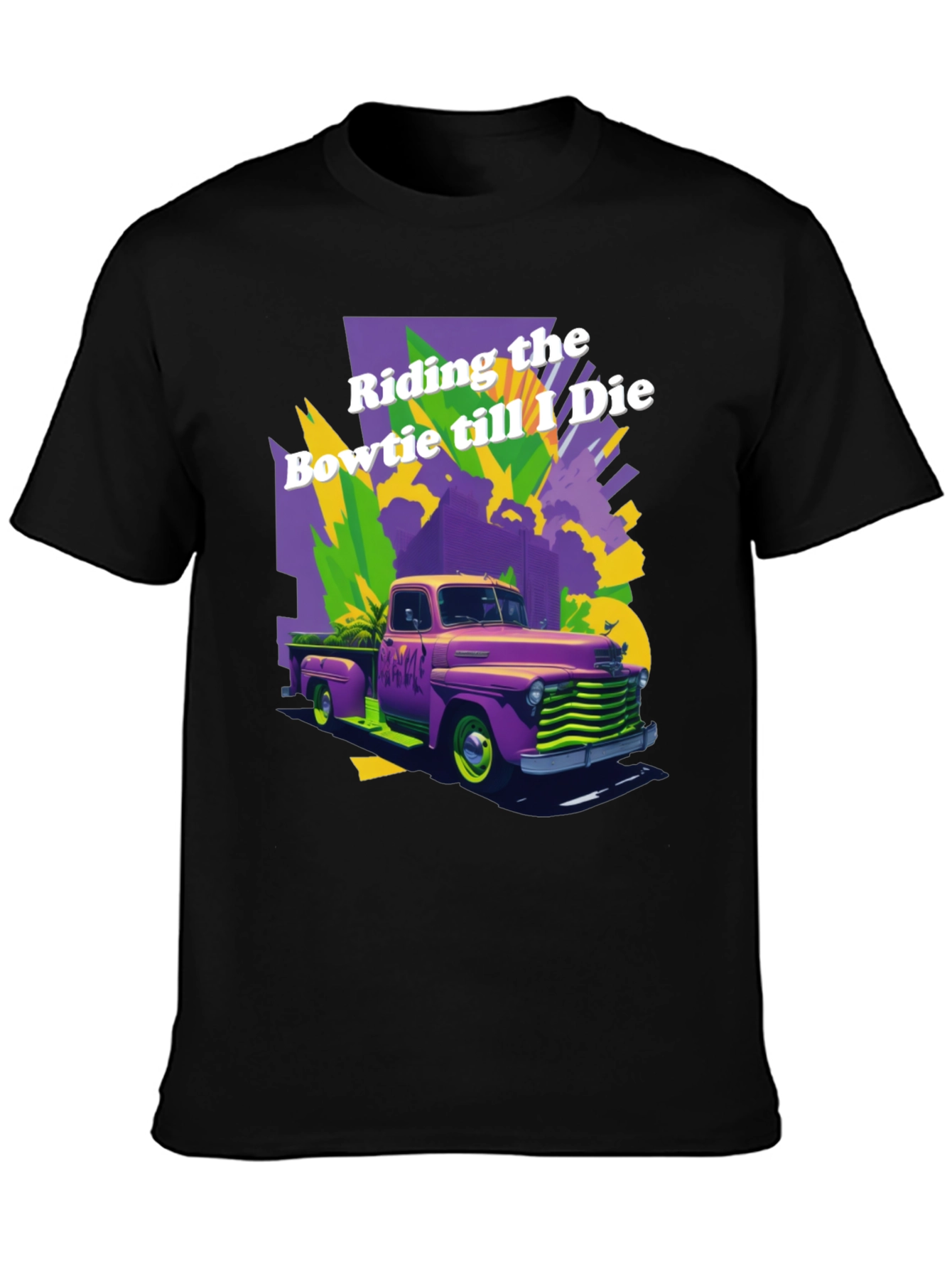 Retro Truck Graphic T-Shirt - Riding the Bowtie