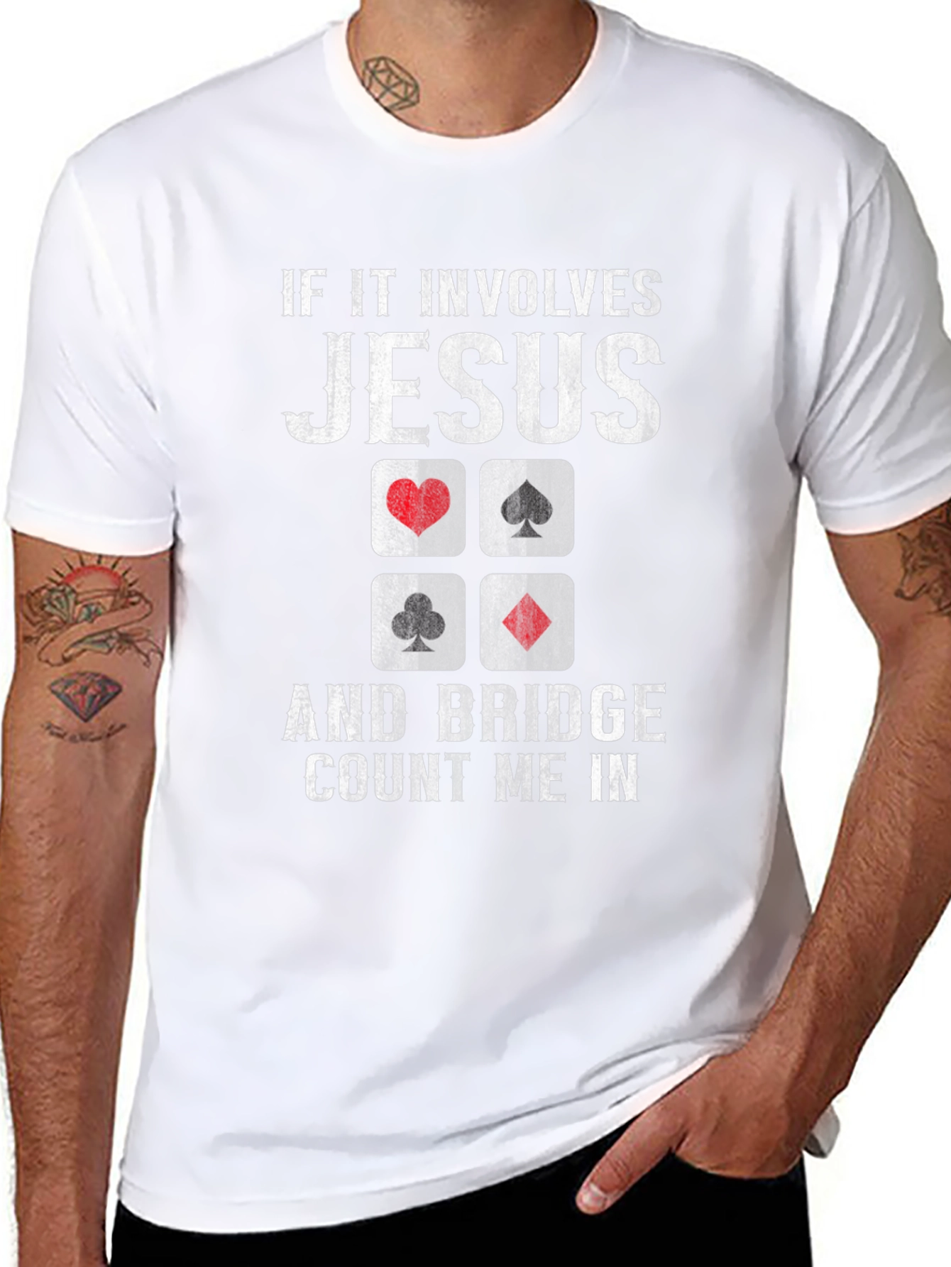 Jesus and Bridge T-Shirt - Count Me In Tee