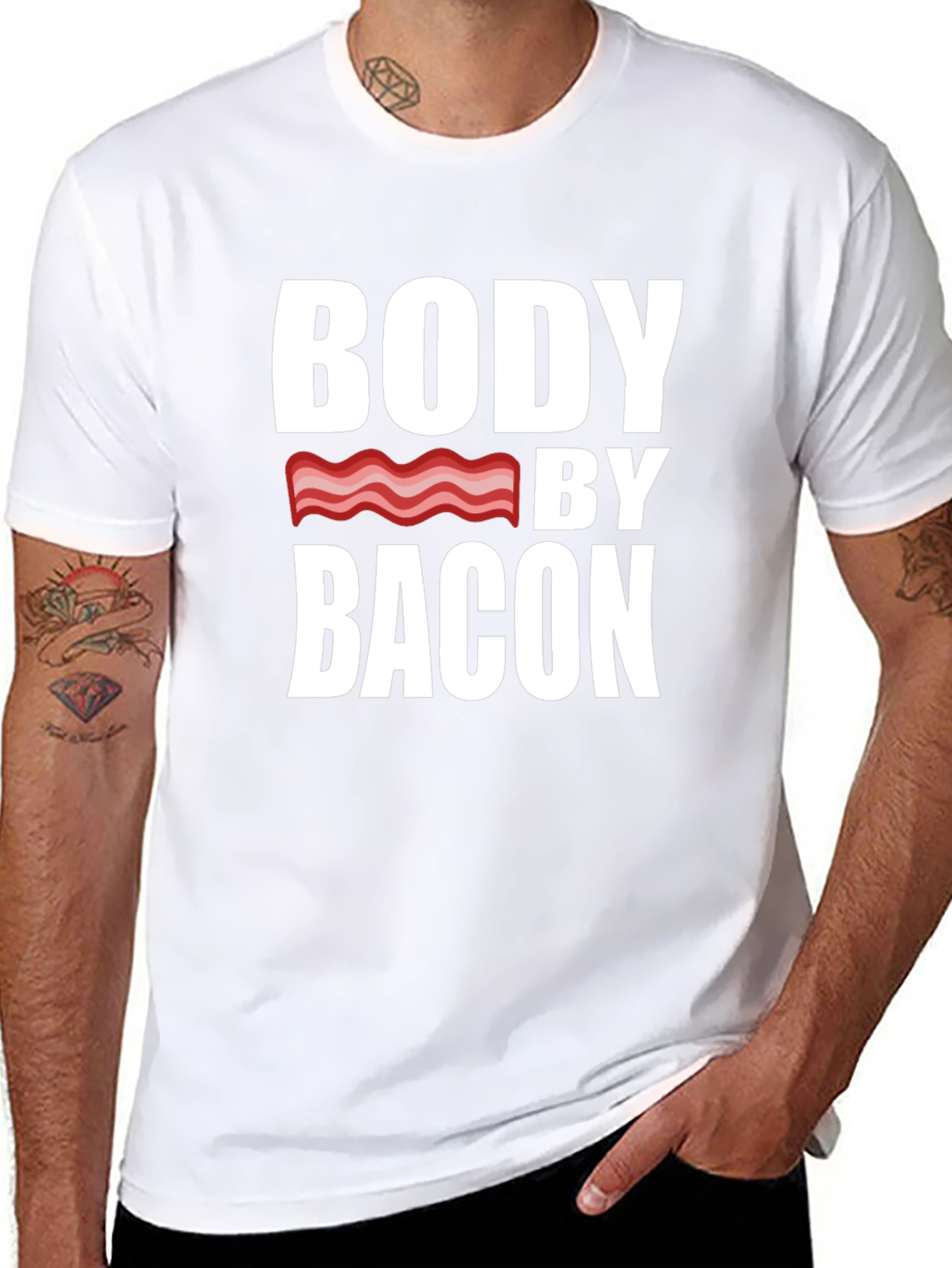 Body By Bacon Graphic T-Shirt