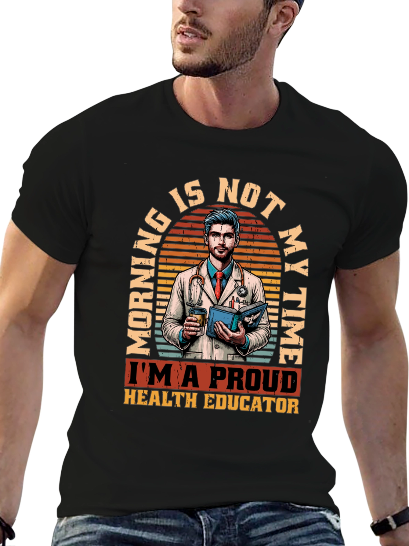 Proud Health Educator Graphic T-Shirt
