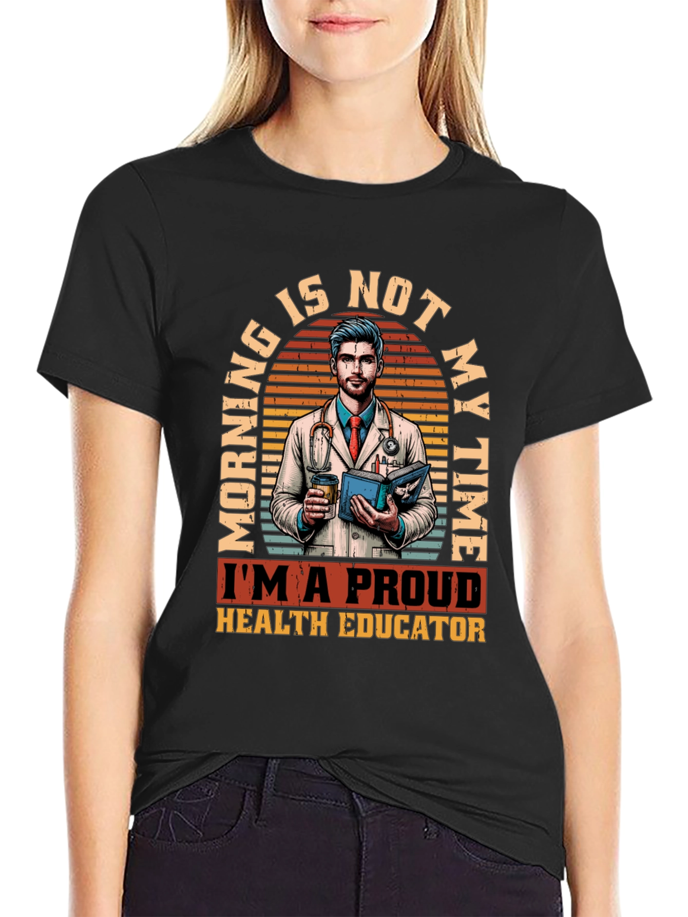Proud Health Educator Graphic T-Shirt