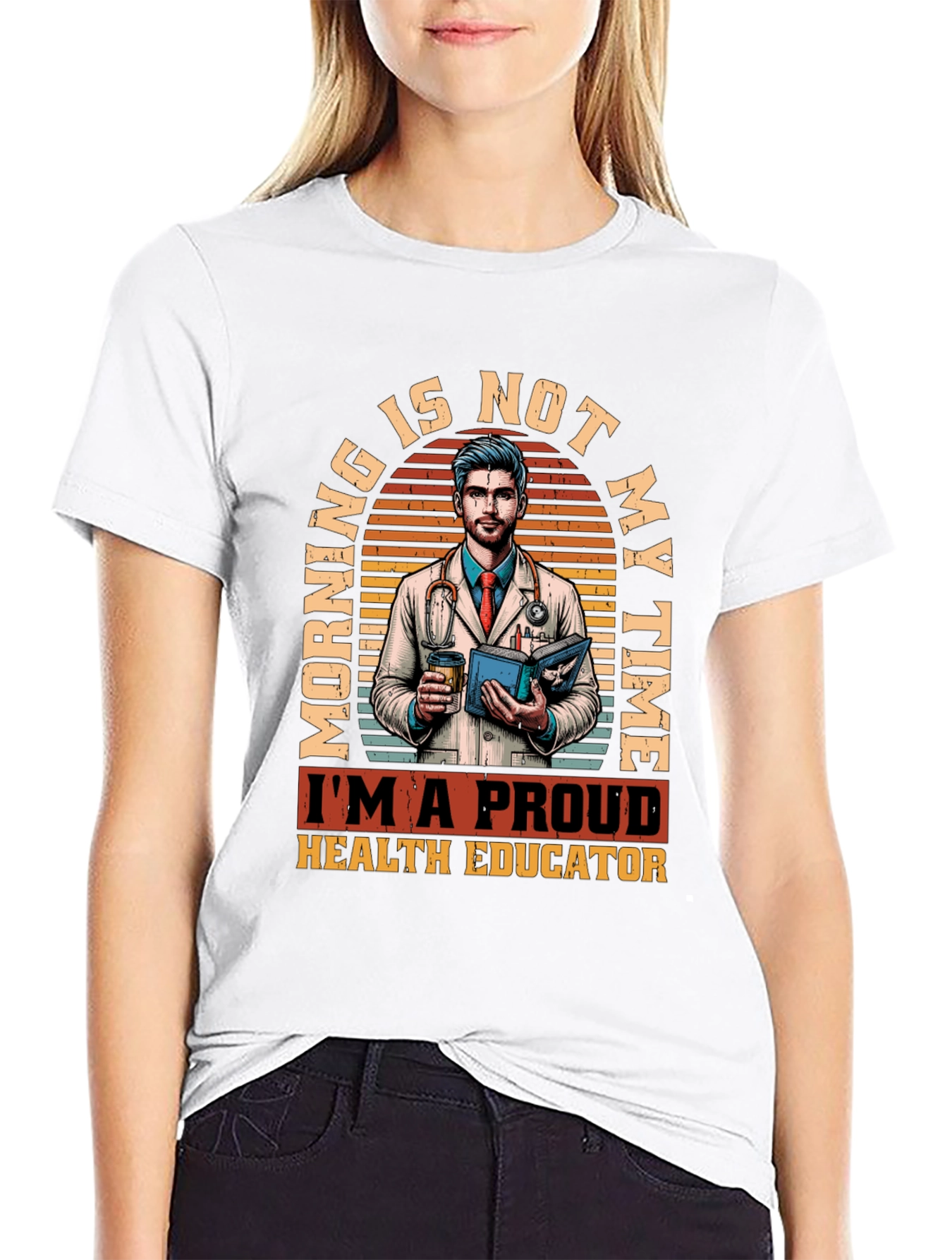 Proud Health Educator Graphic T-Shirt