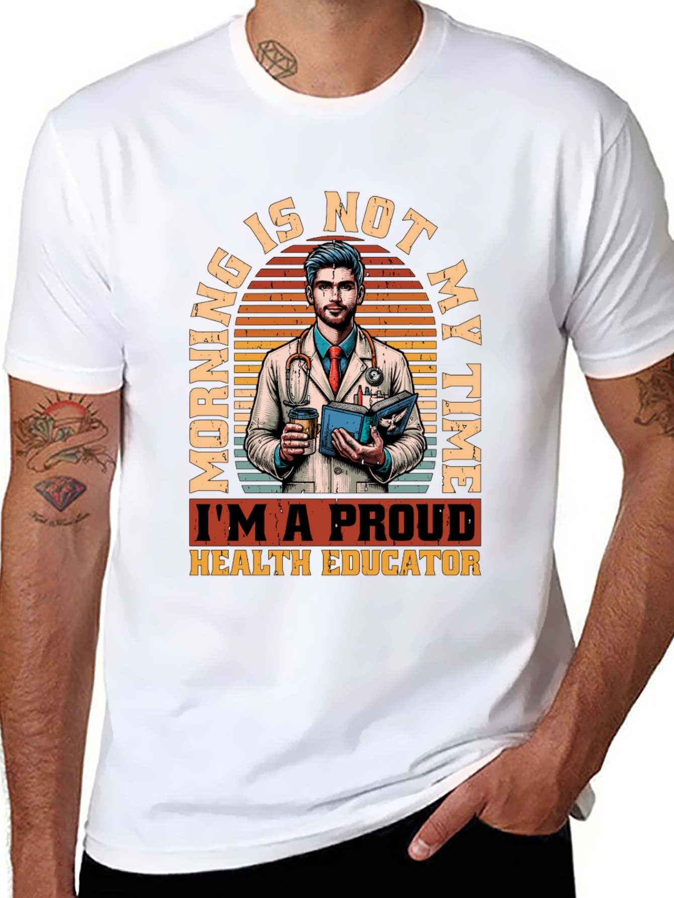 Proud Health Educator Graphic T-Shirt