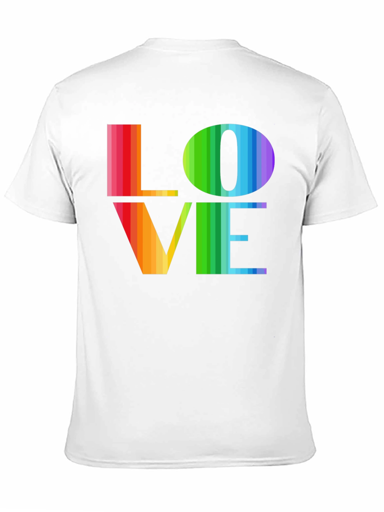 Rainbow LOVE Graphic Tee - Pride LGBTQ+ T-Shirt