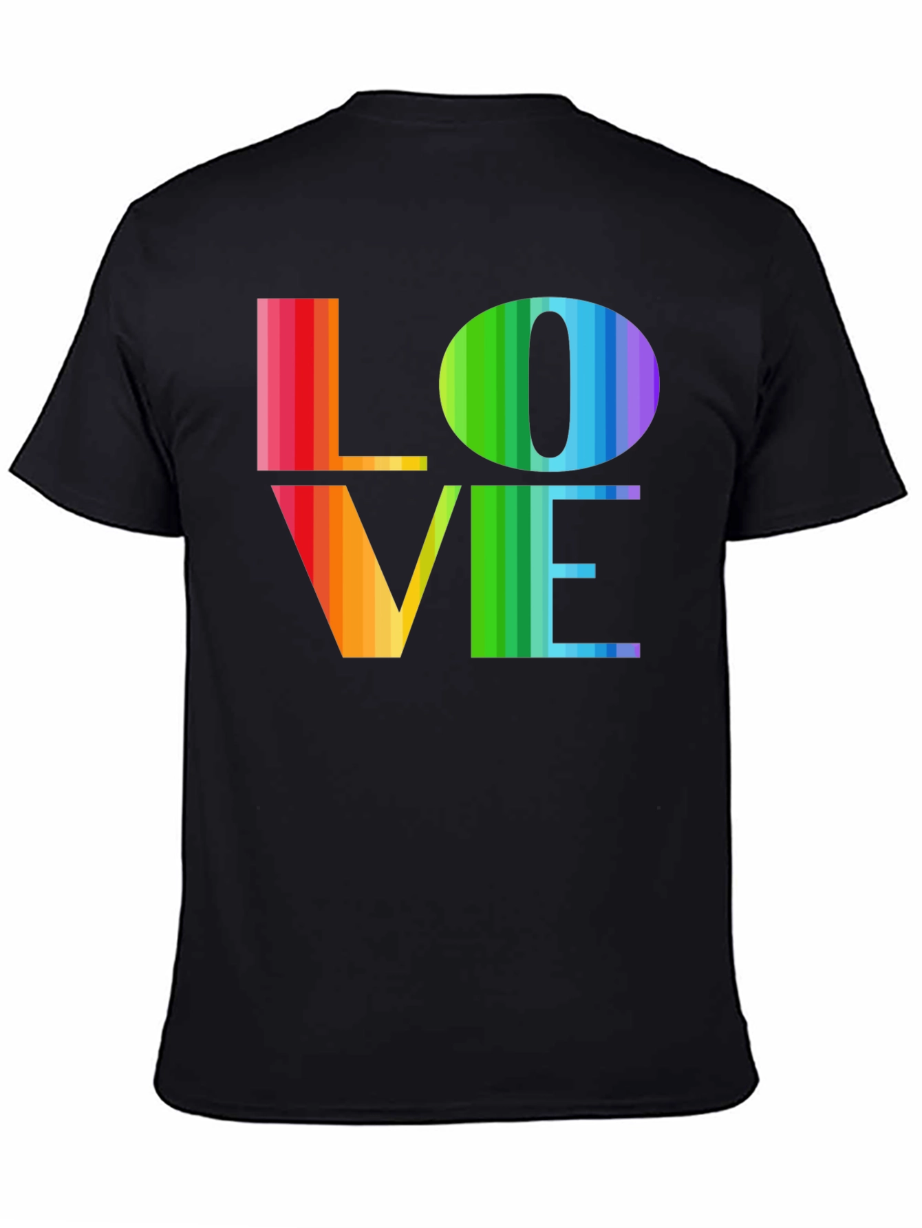 Rainbow LOVE Graphic Tee - Pride LGBTQ+ T-Shirt