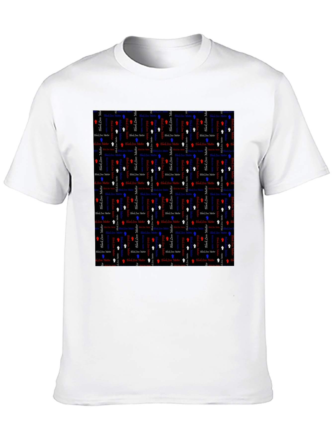 BLM Black Pattern Tee