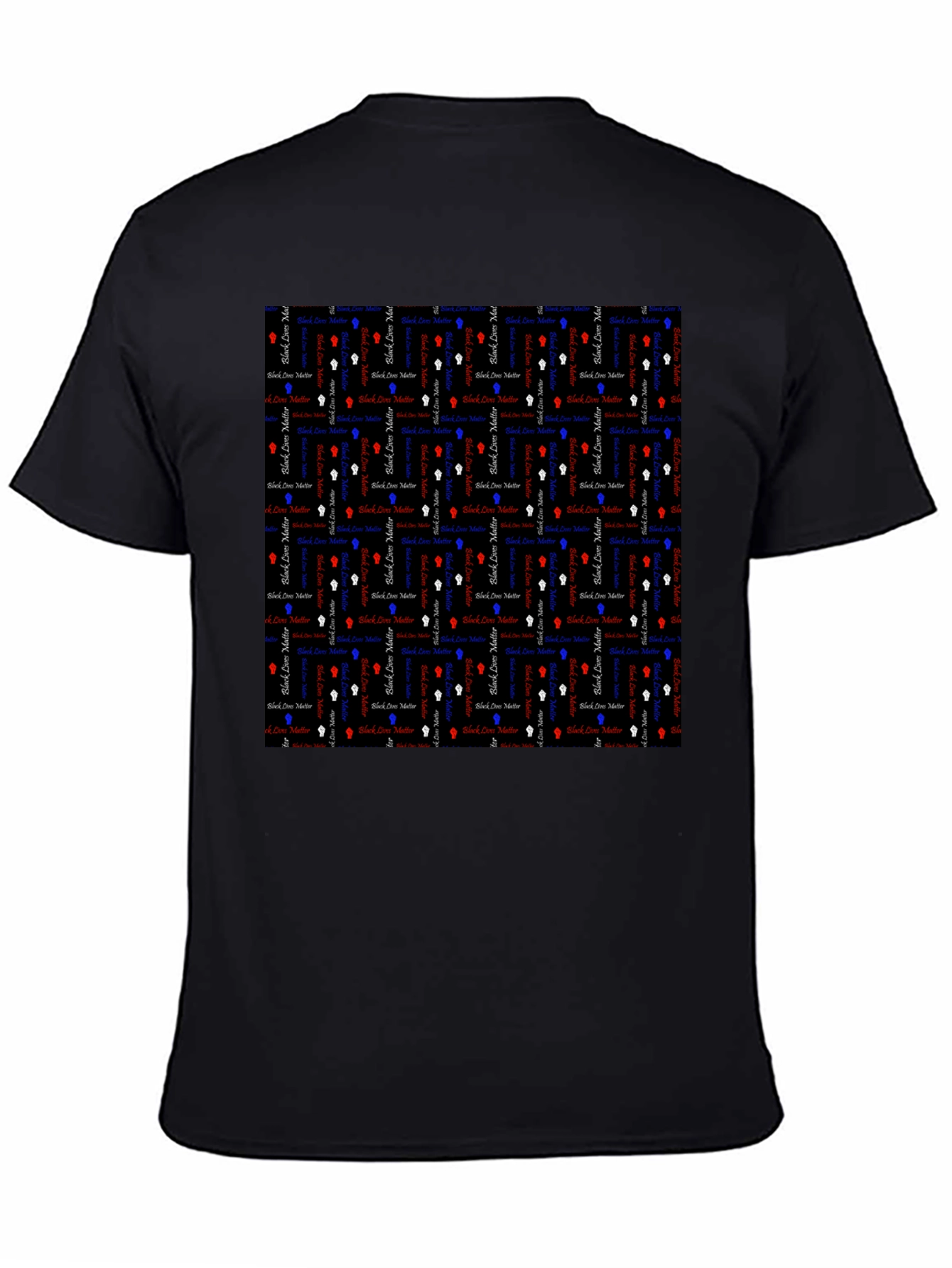 BLM Black Pattern Tee
