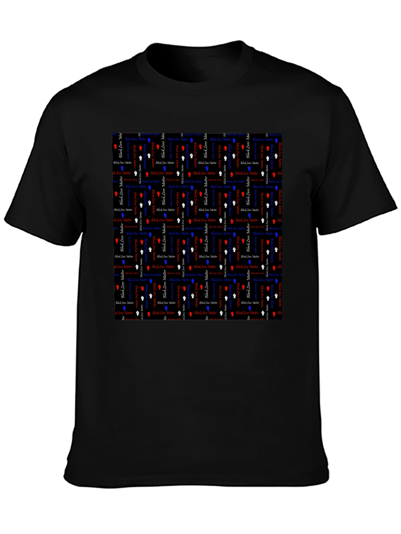 BLM Black Pattern Tee