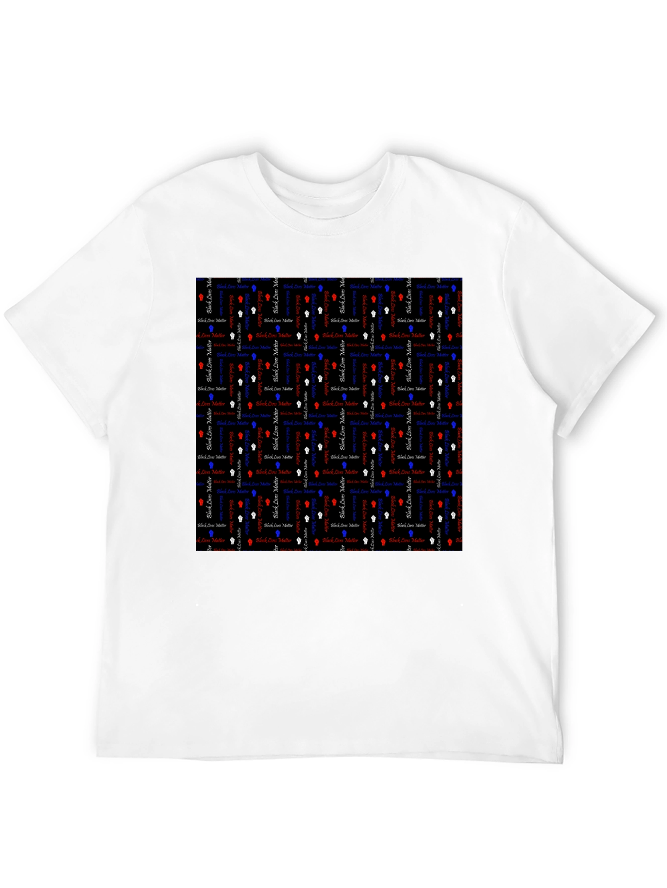 BLM Black Pattern Tee