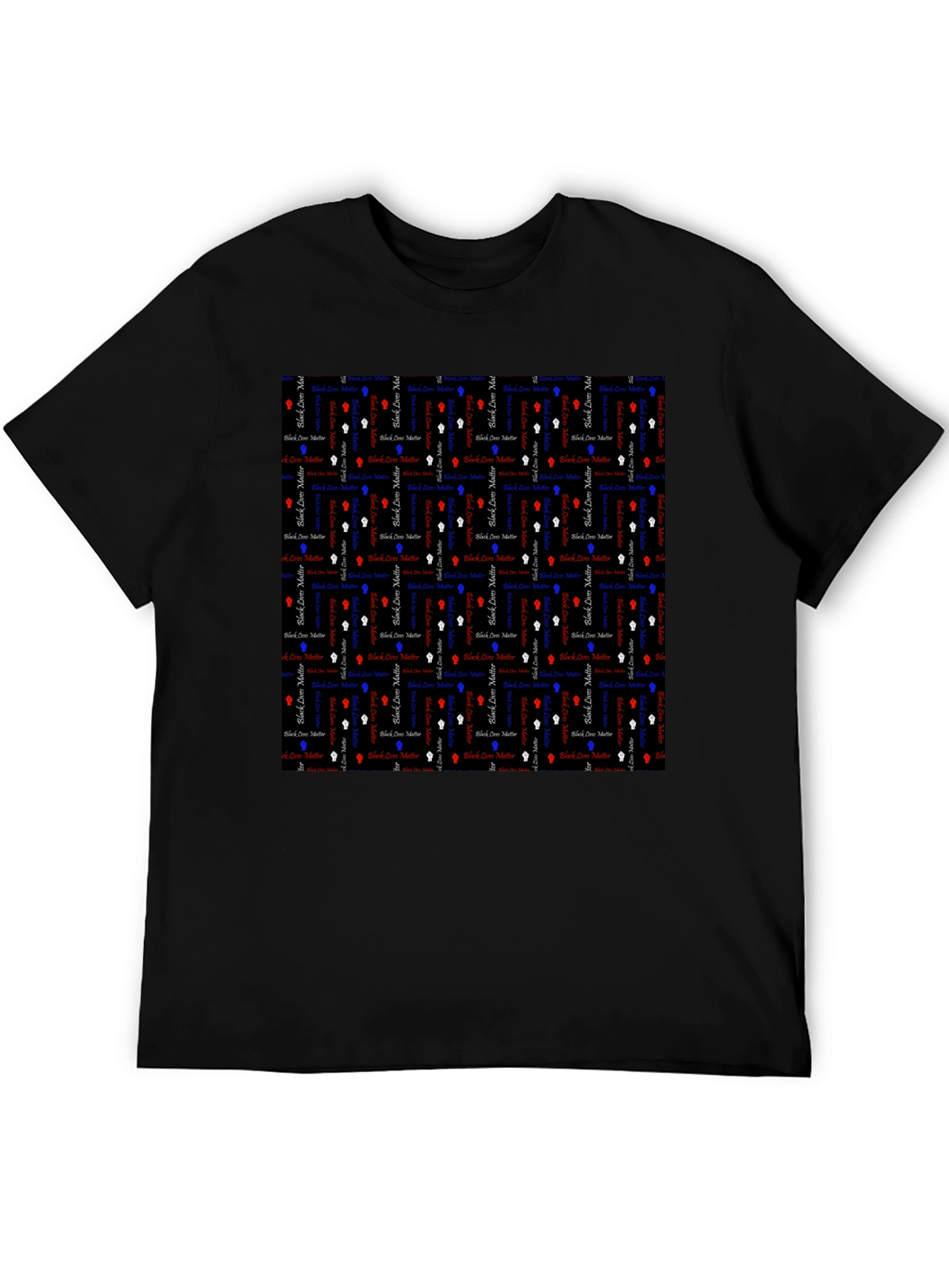 BLM Black Pattern Tee
