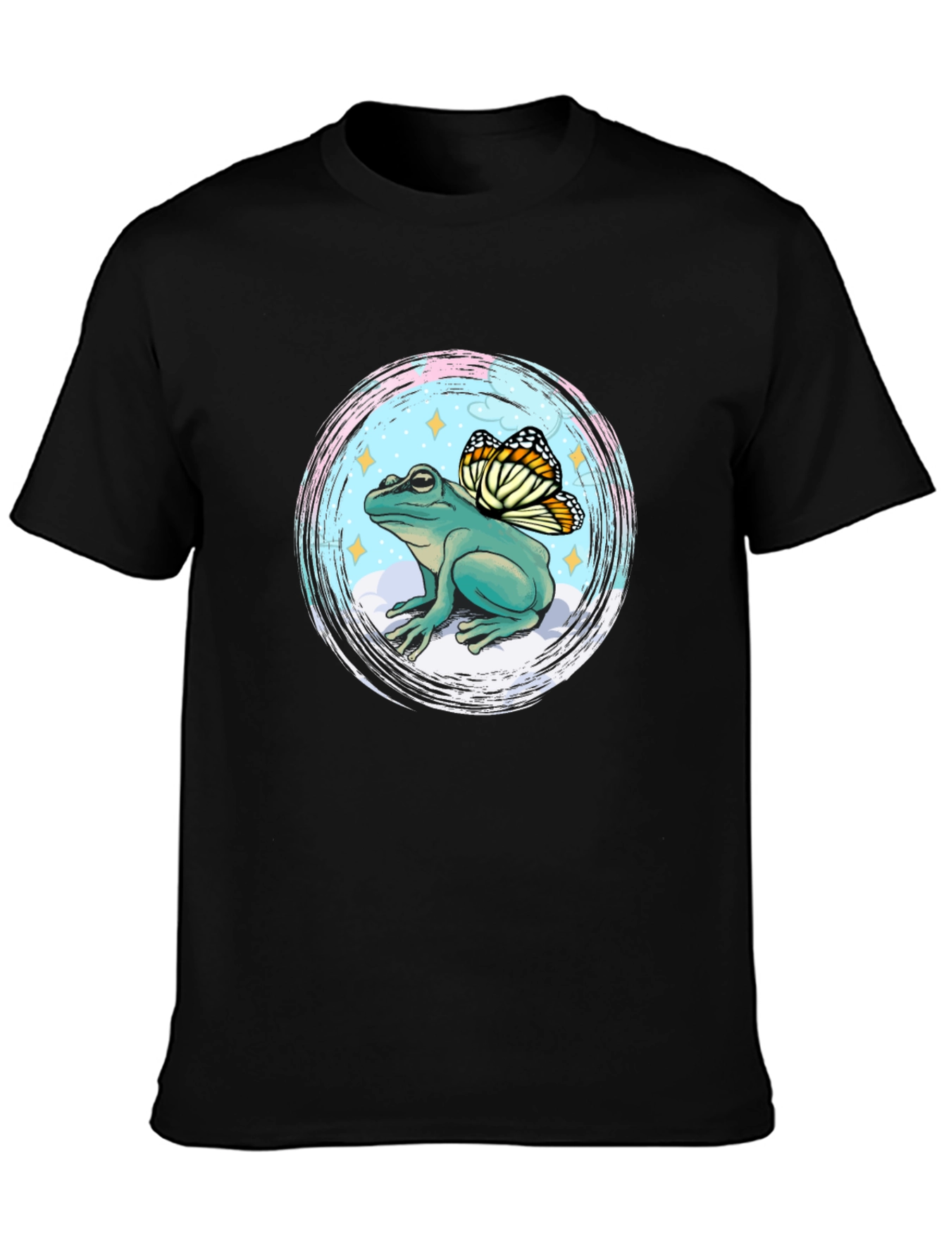 Frog with Butterfly Wings Graphic Tee