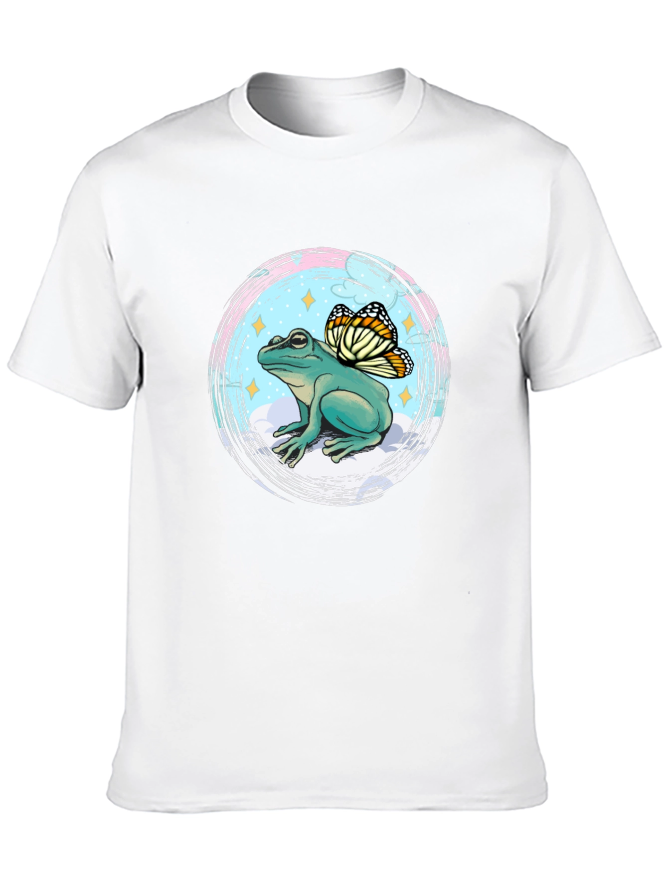 Frog with Butterfly Wings Graphic Tee