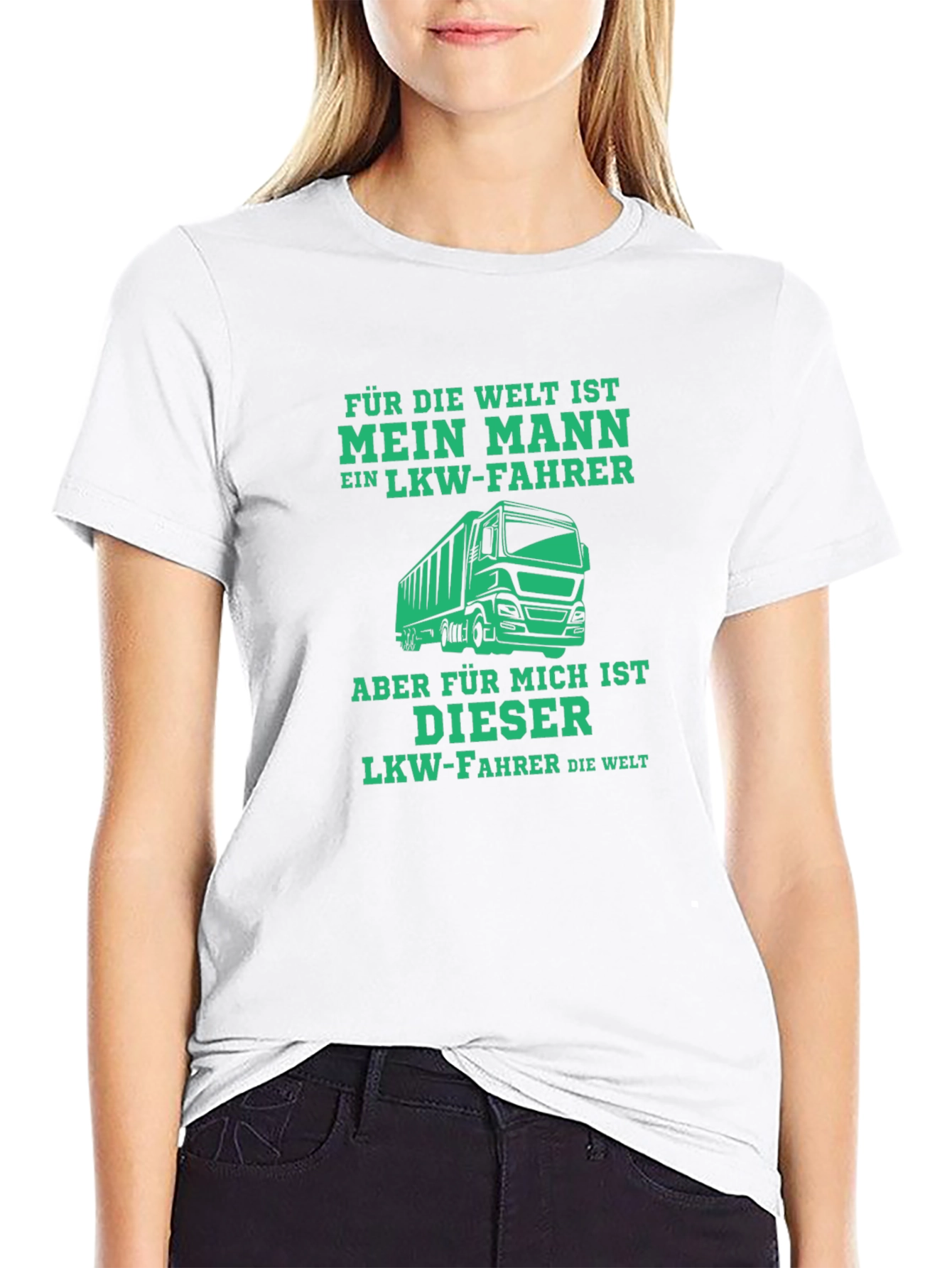 Trucker Husband T-Shirt - German Text