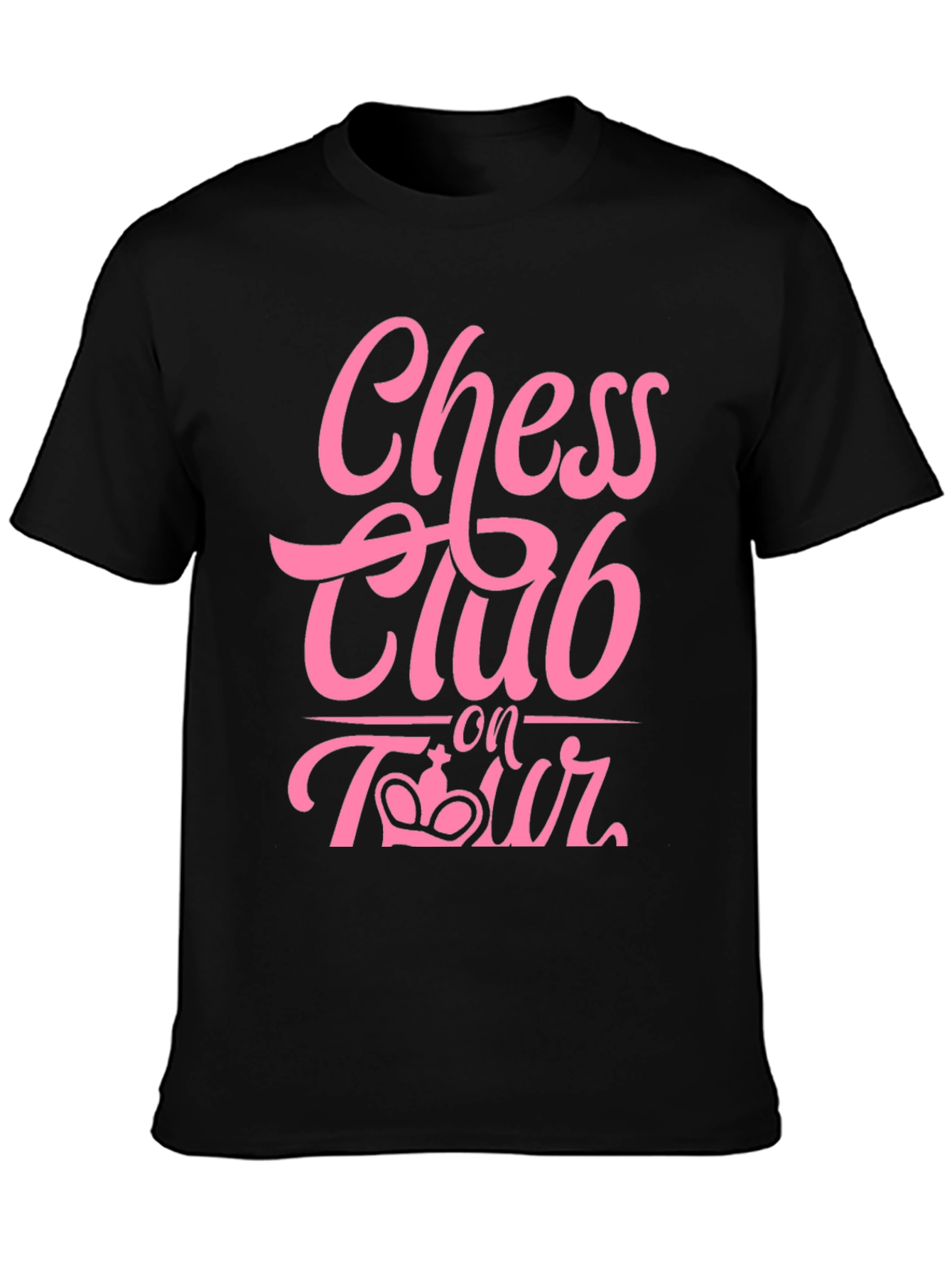 Chess Club On Tour Black T-Shirt