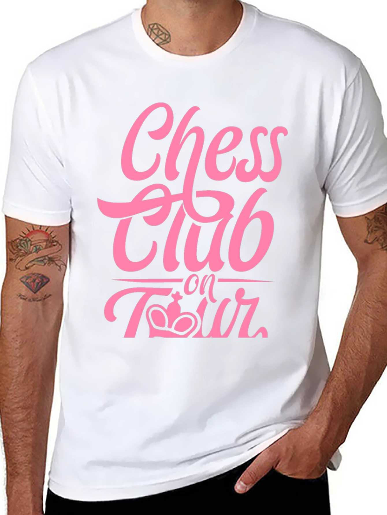 Chess Club On Tour Black T-Shirt