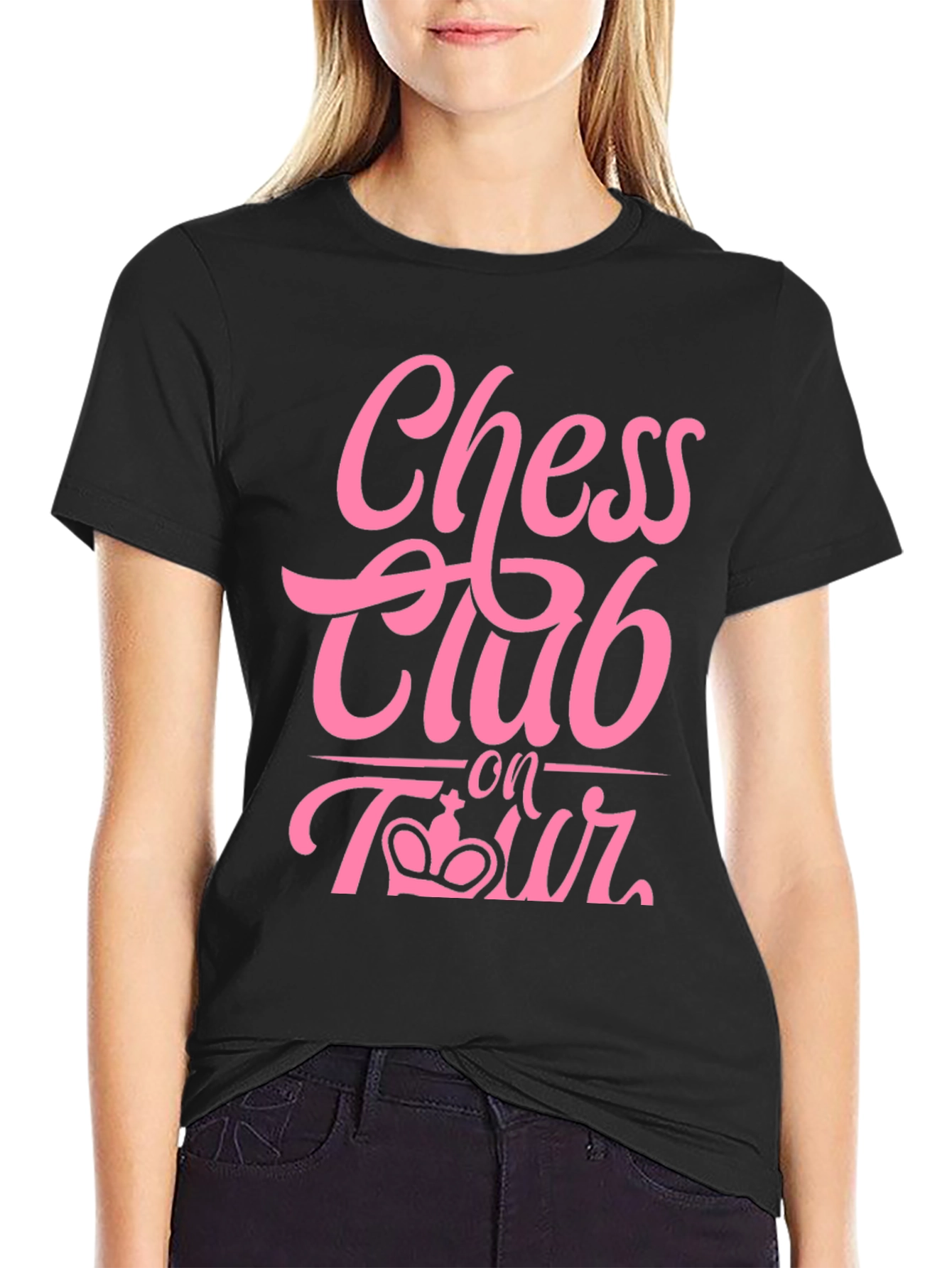 Chess Club On Tour Black T-Shirt