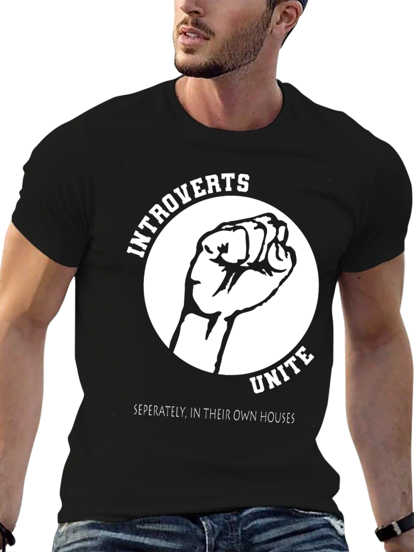 Introverts Unite Graphic T-Shirt - Separately At Home