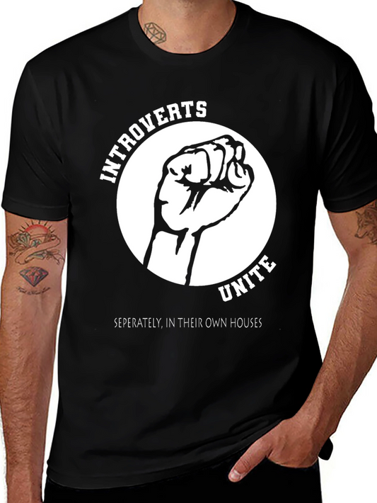 Introverts Unite Graphic T-Shirt - Separately At Home