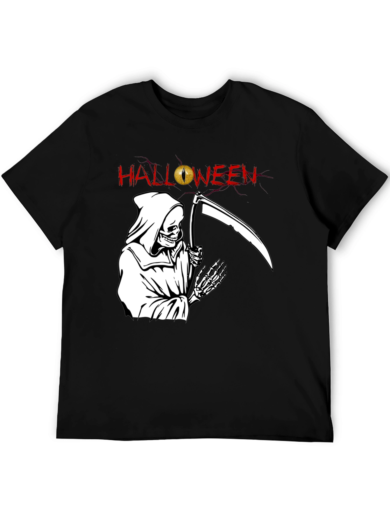 Halloween Grim Reaper T-Shirt - Spooky Season Apparel