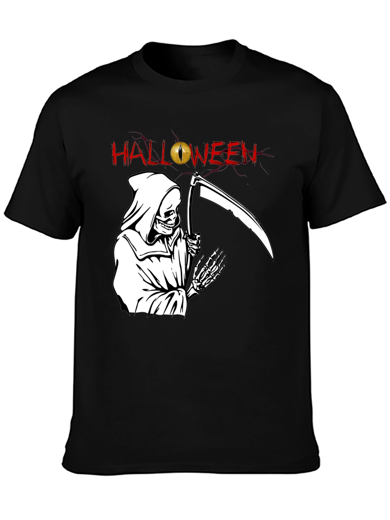Halloween Grim Reaper T-Shirt - Spooky Season Apparel