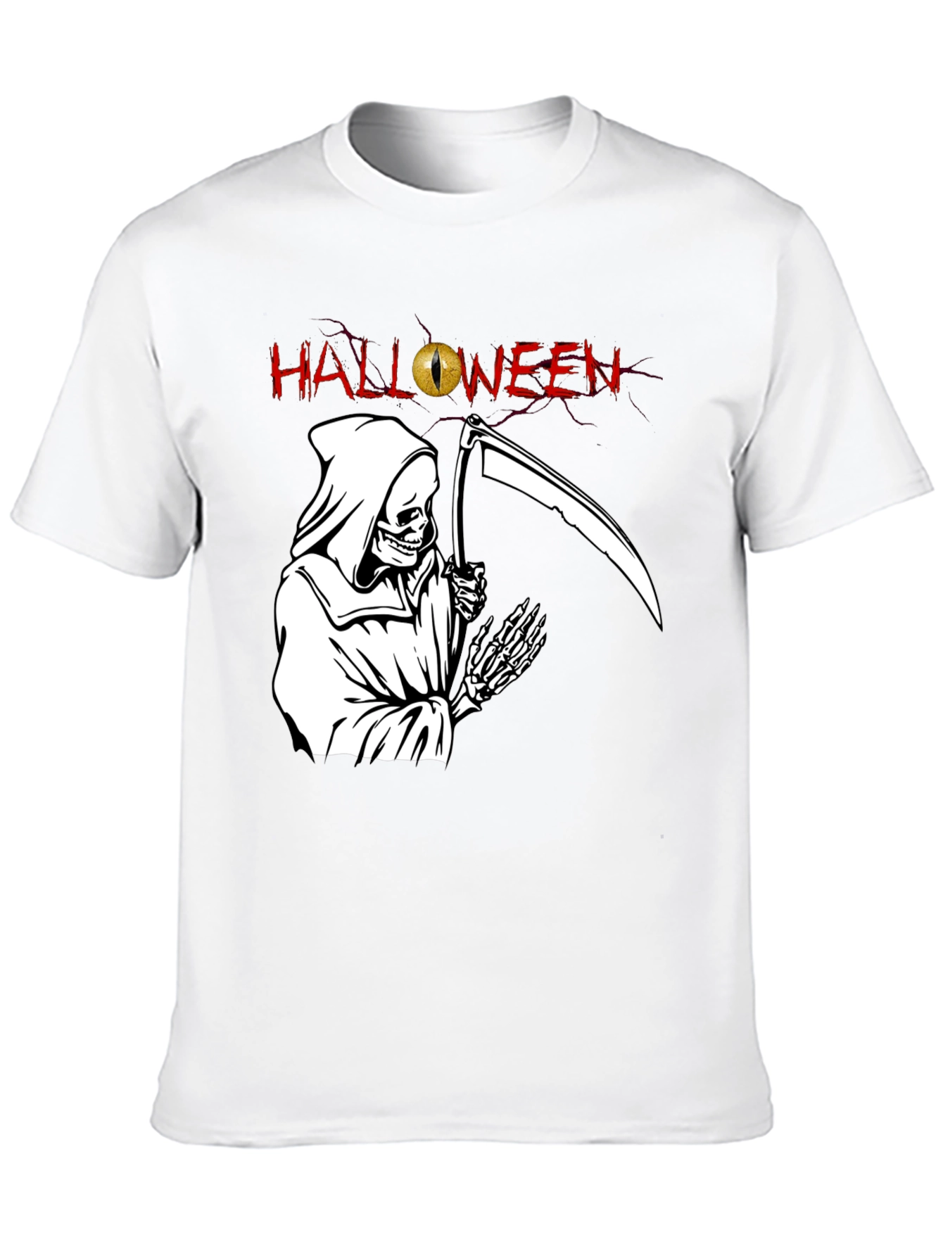 Halloween Grim Reaper T-Shirt - Spooky Season Apparel