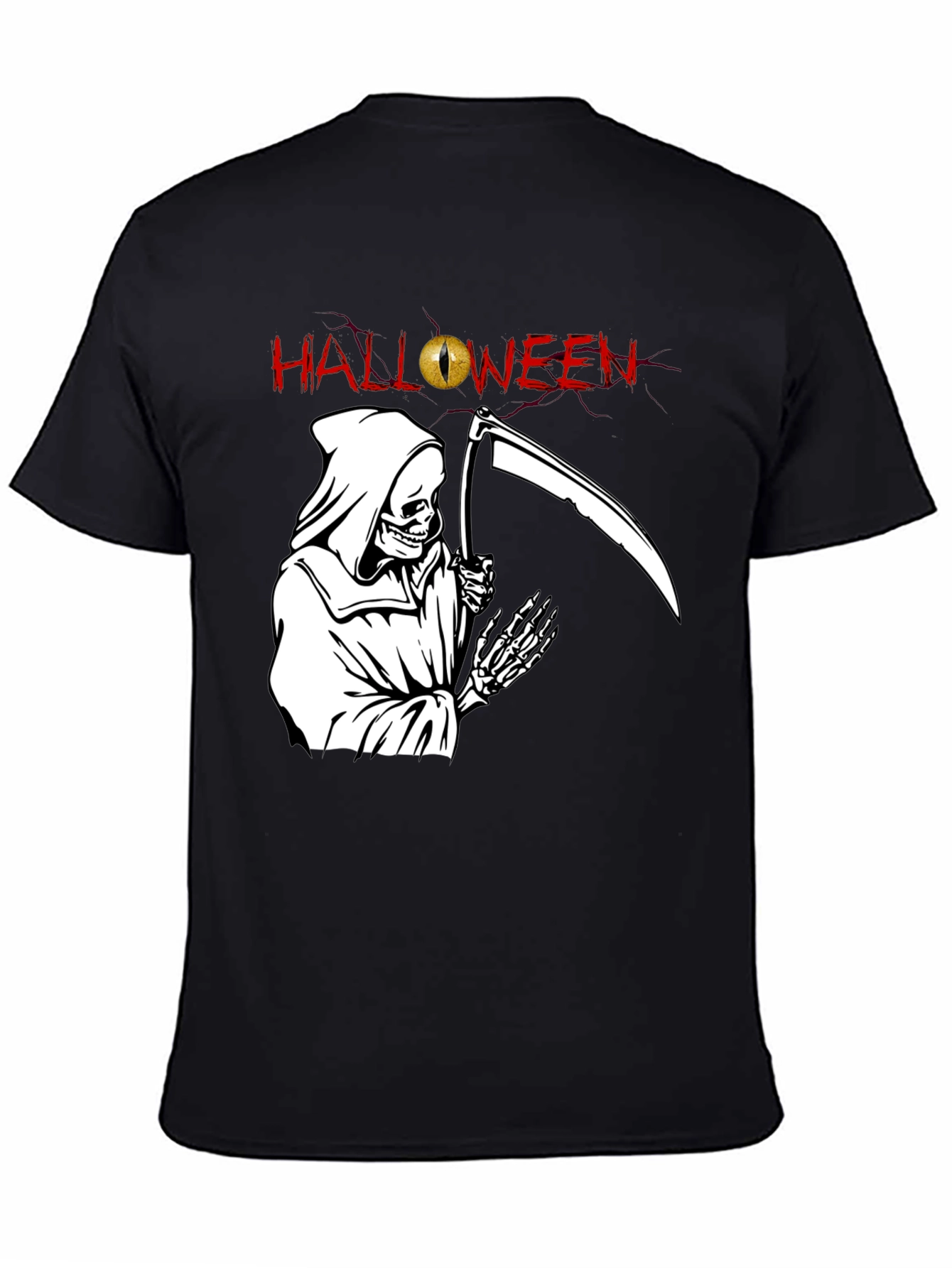 Halloween Grim Reaper T-Shirt - Spooky Season Apparel