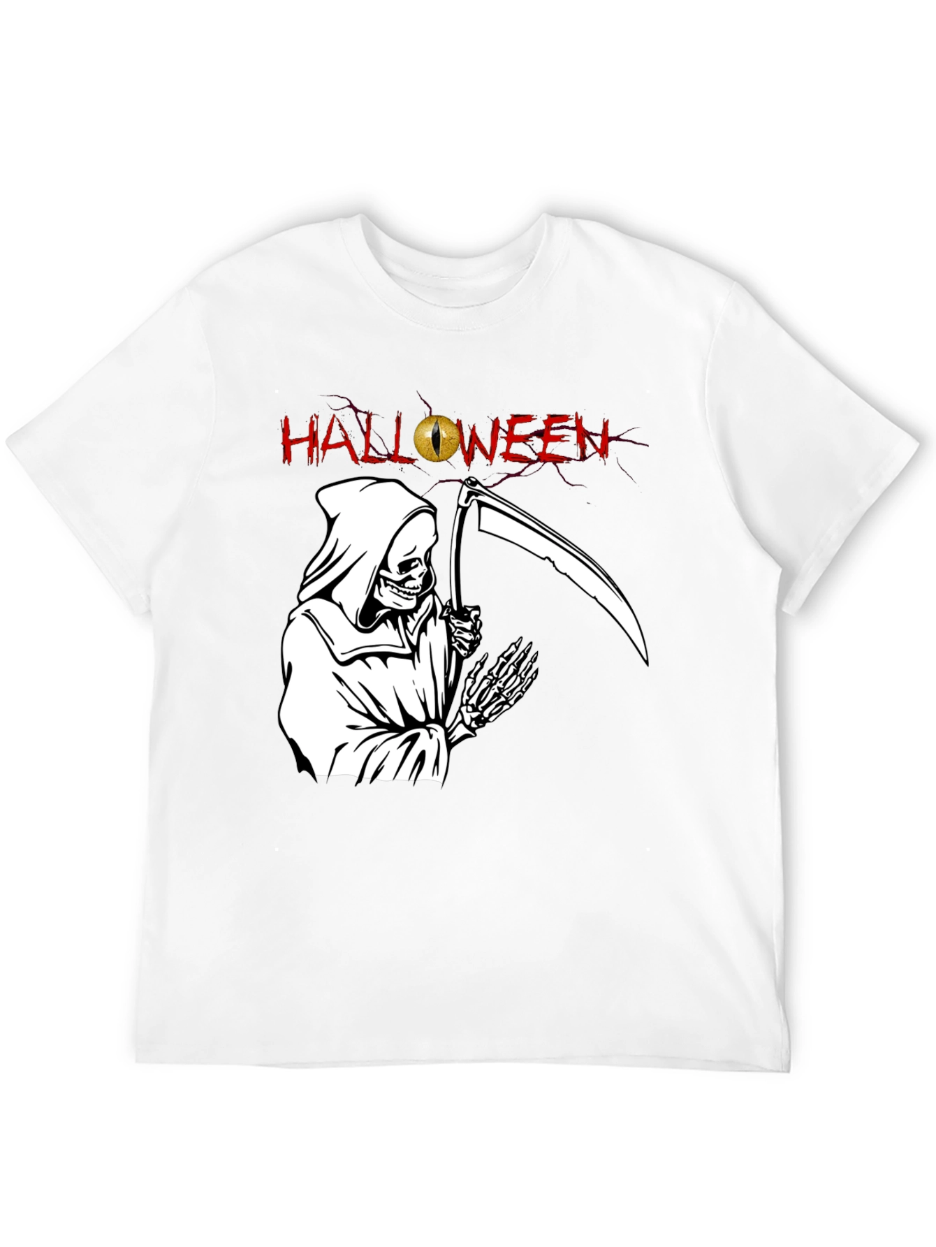 Halloween Grim Reaper T-Shirt - Spooky Season Apparel