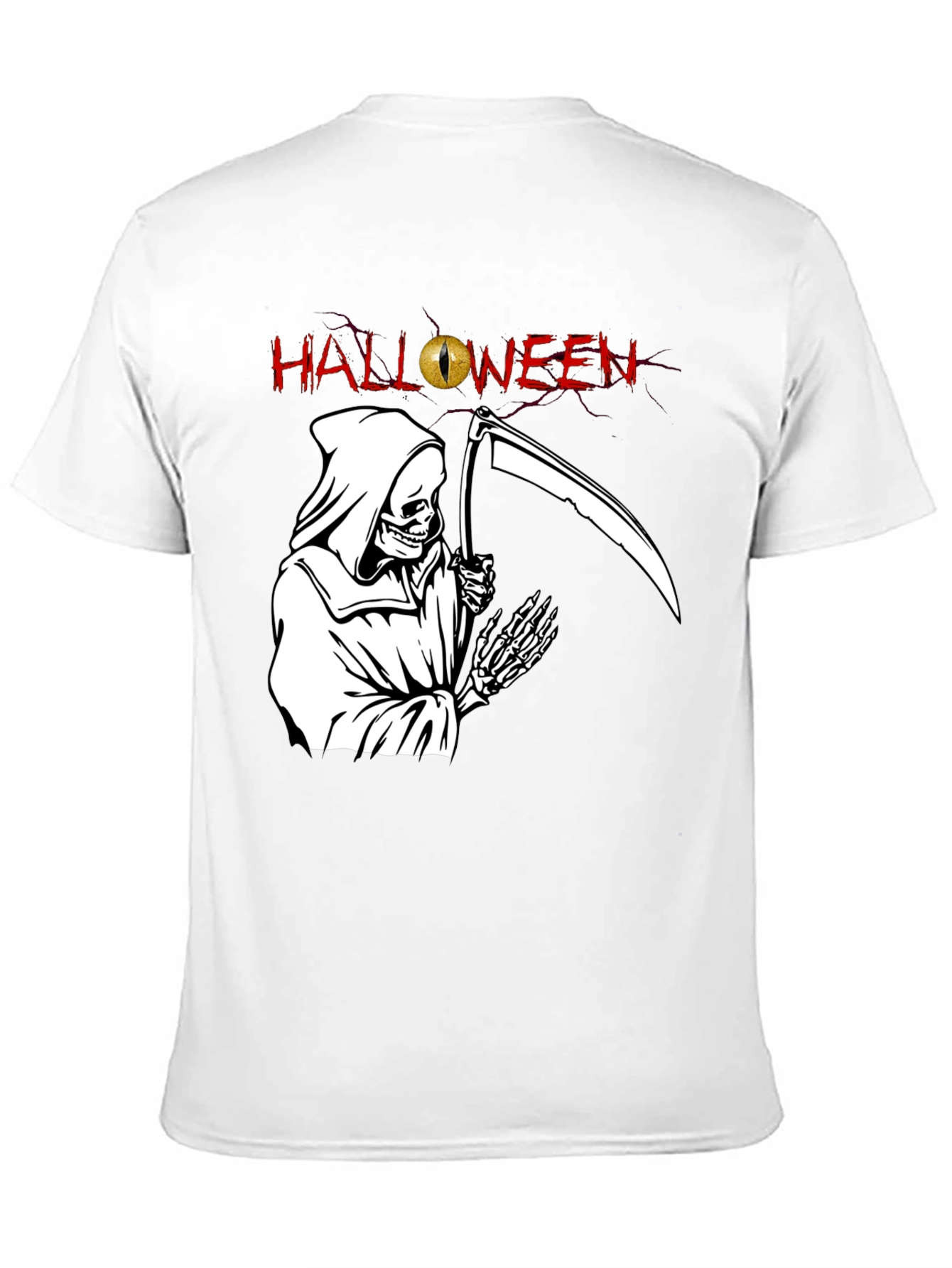 Halloween Grim Reaper T-Shirt - Spooky Season Apparel