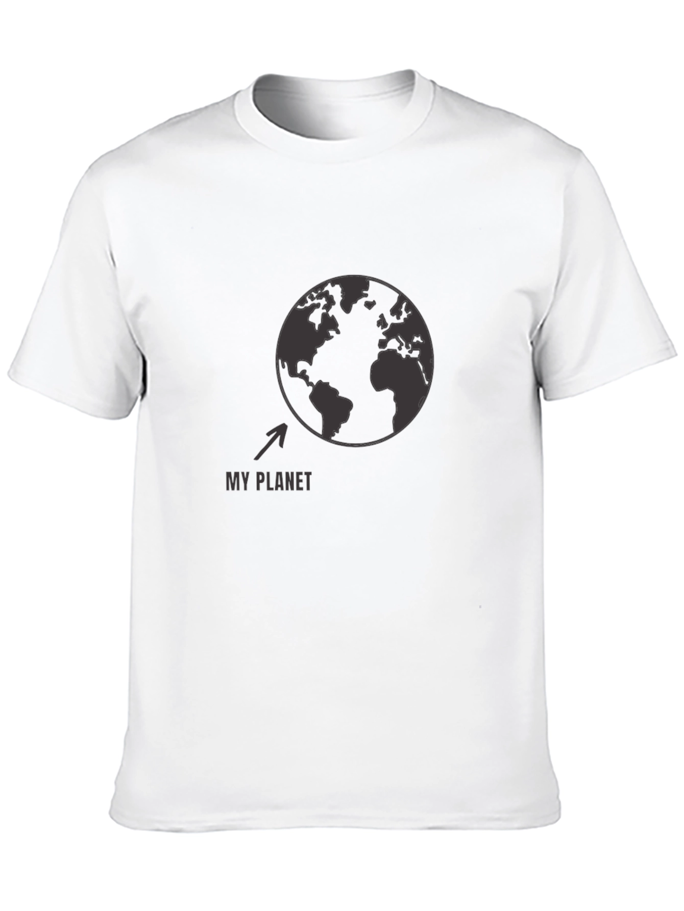 My Planet Earth Graphic T-Shirt - Black
